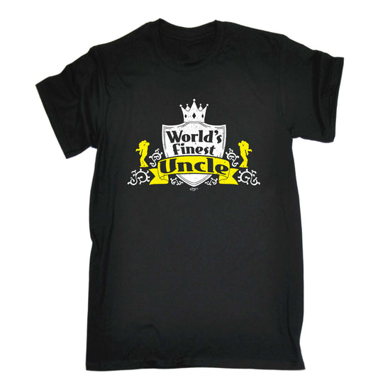 Worlds Finest Uncle - Mens Funny T-Shirt Tshirts