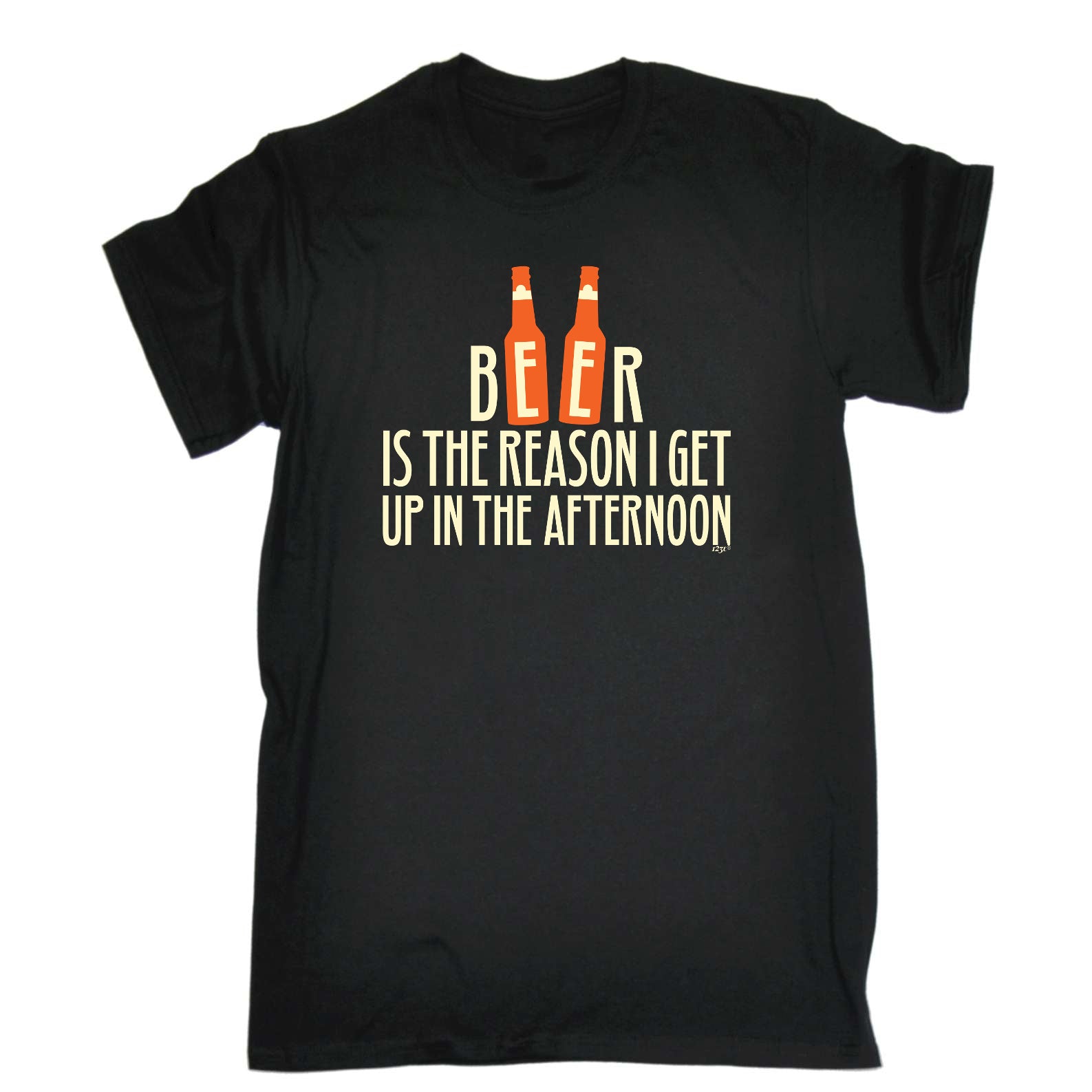 Beer Is The Reason Get Up In The Afternoon - Mens Funny T-Shirt Tshirts