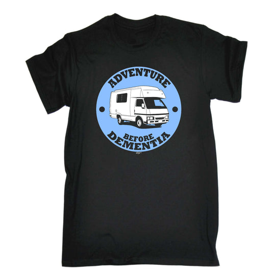 Camper Adventure Before - Mens Funny T-Shirt Tshirts