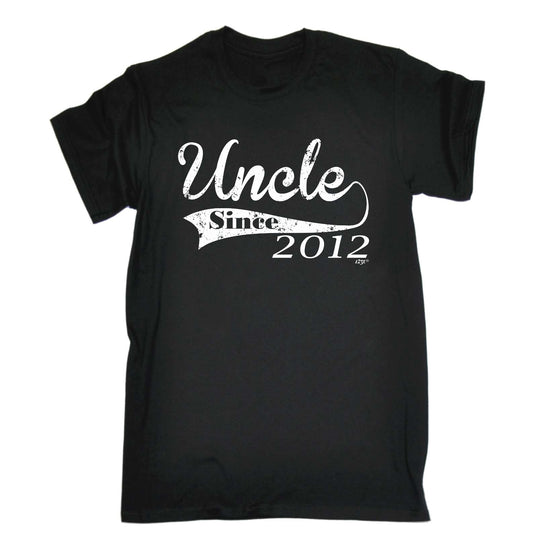Uncle Since 2012 - Mens Funny T-Shirt Tshirts