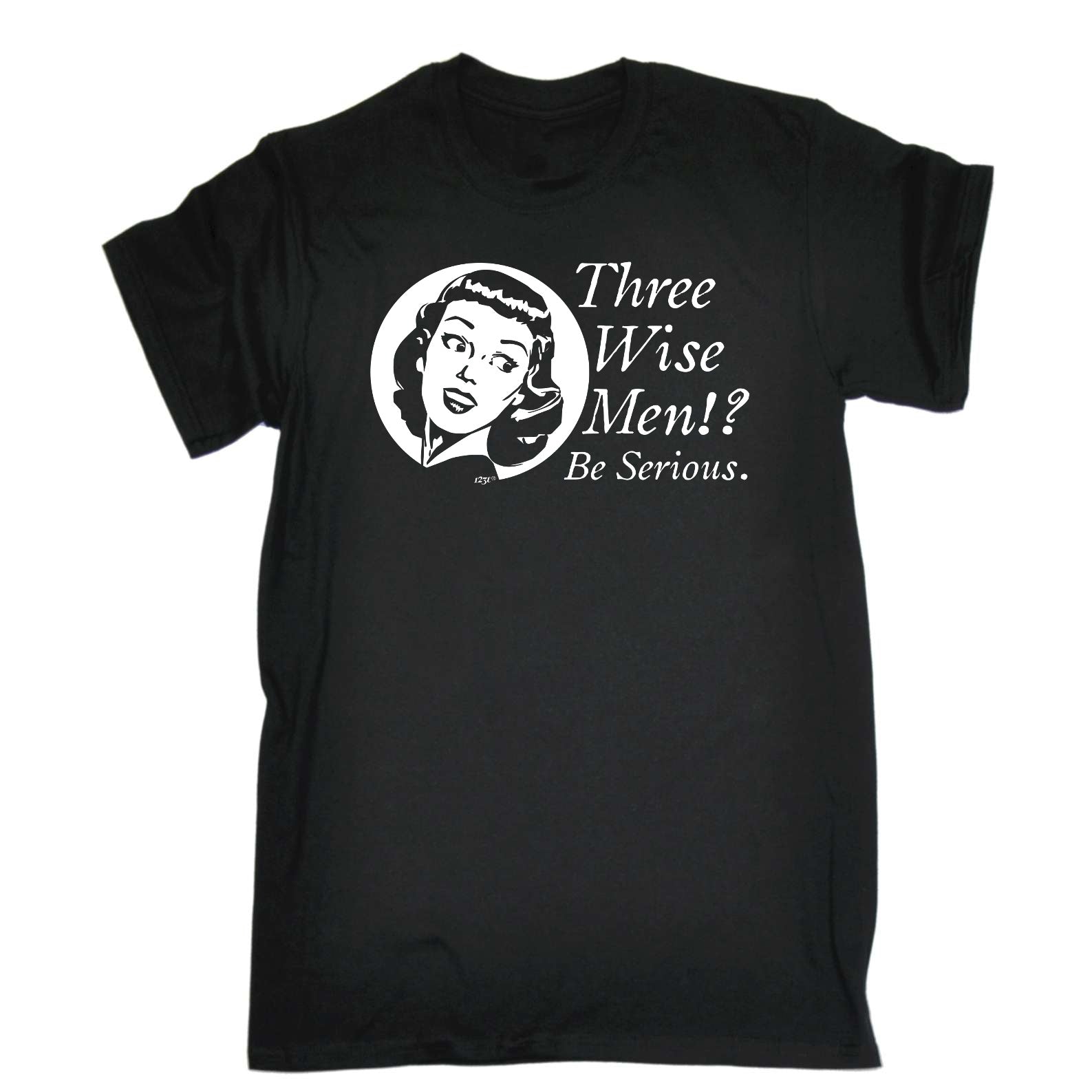 Three Wise Men Be Serious - Mens Funny T-Shirt Tshirts