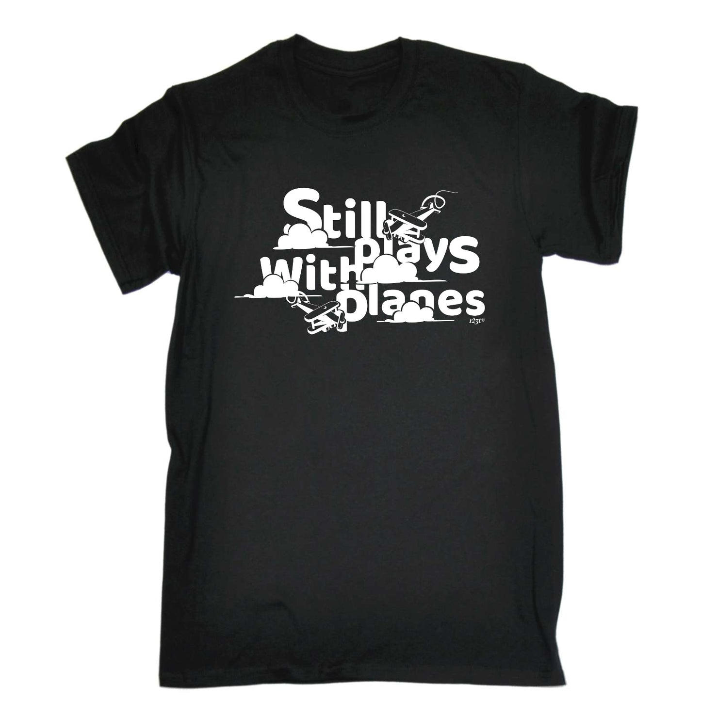 Still Plays With Planes - Mens Funny T-Shirt Tshirts