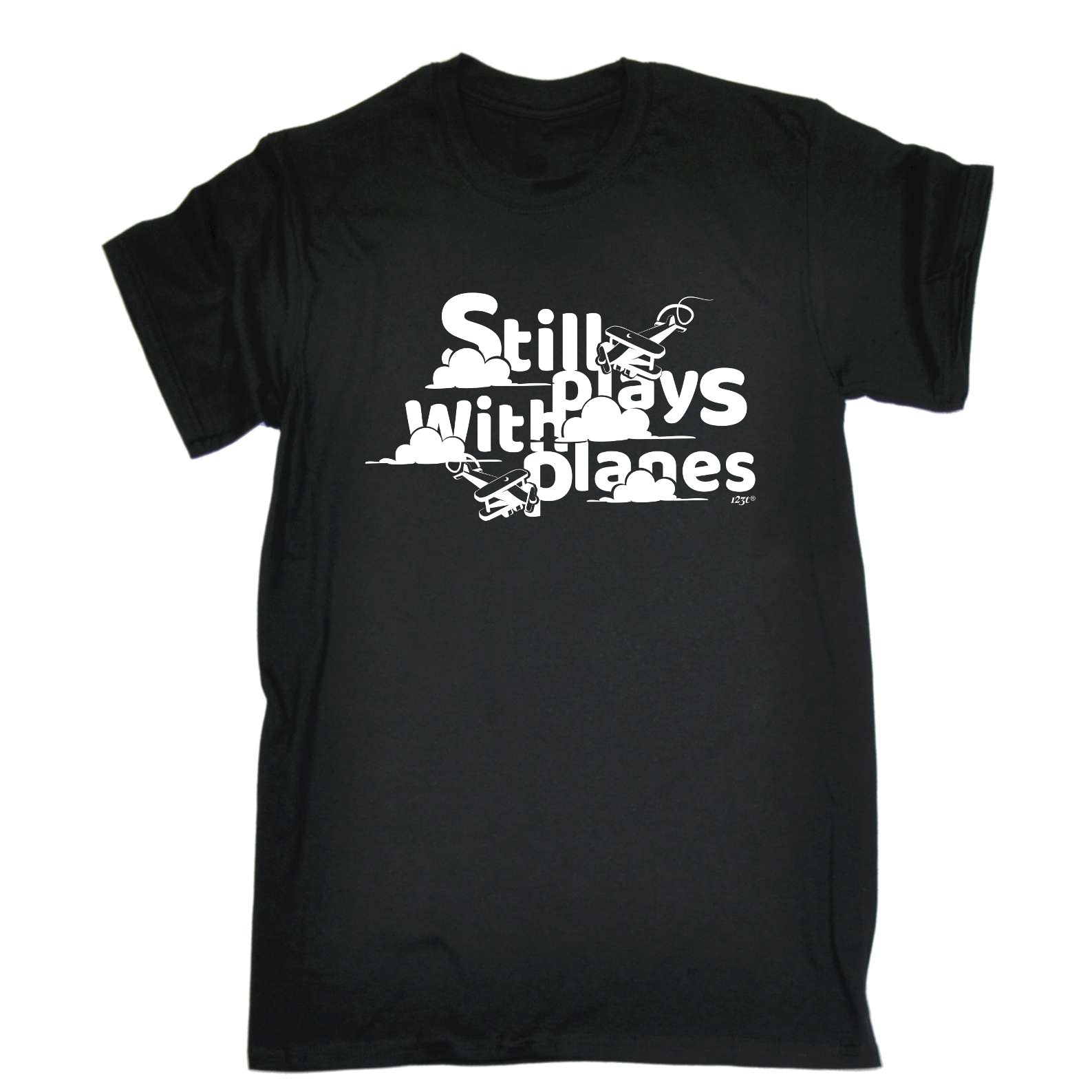 Still Plays With Planes - Mens Funny T-Shirt Tshirts
