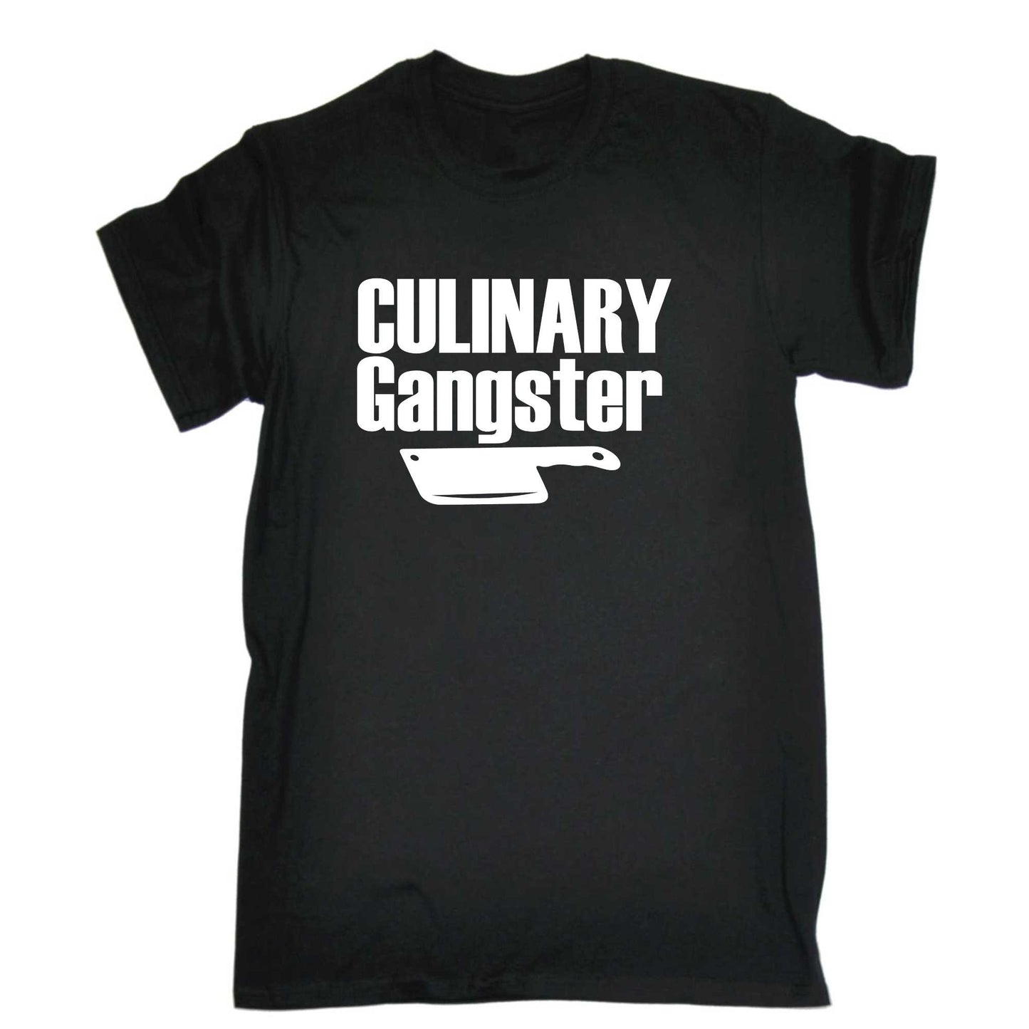 Culinary Gangster Knife V3 - Mens 123t Funny T-Shirt Tshirts