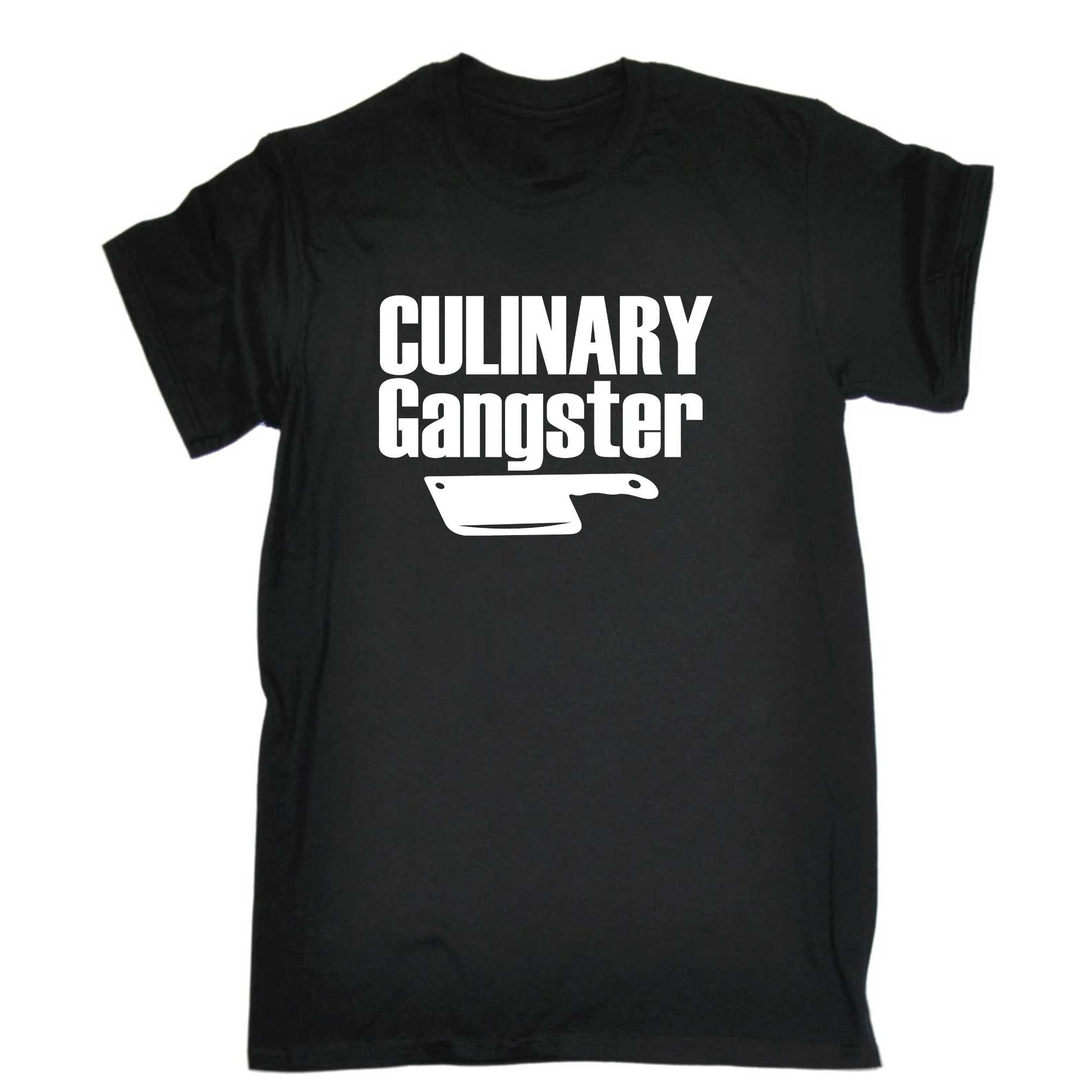 Culinary Gangster Knife V3 - Mens 123t Funny T-Shirt Tshirts