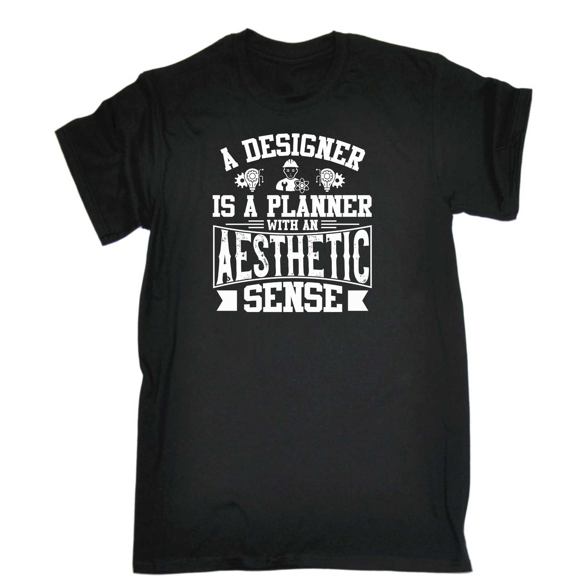 A Designer Is A Planner With An Aesthetic - Mens 123t Funny T-Shirt Tshirts