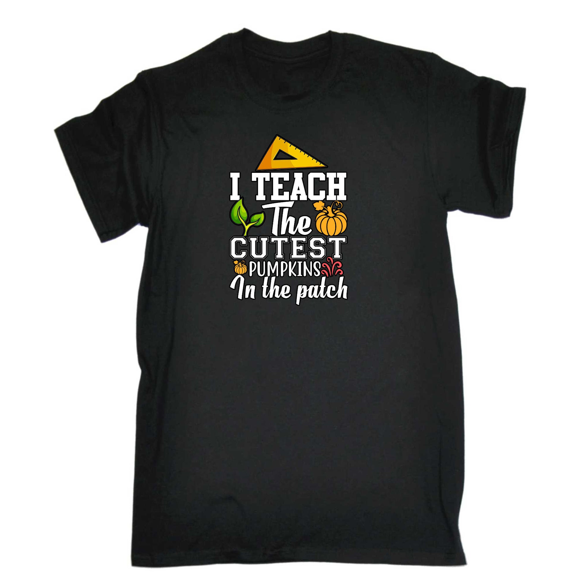 I Teach The Cutest Pumpkins In The Patch Teacher - Mens 123t Funny T-Shirt Tshirts
