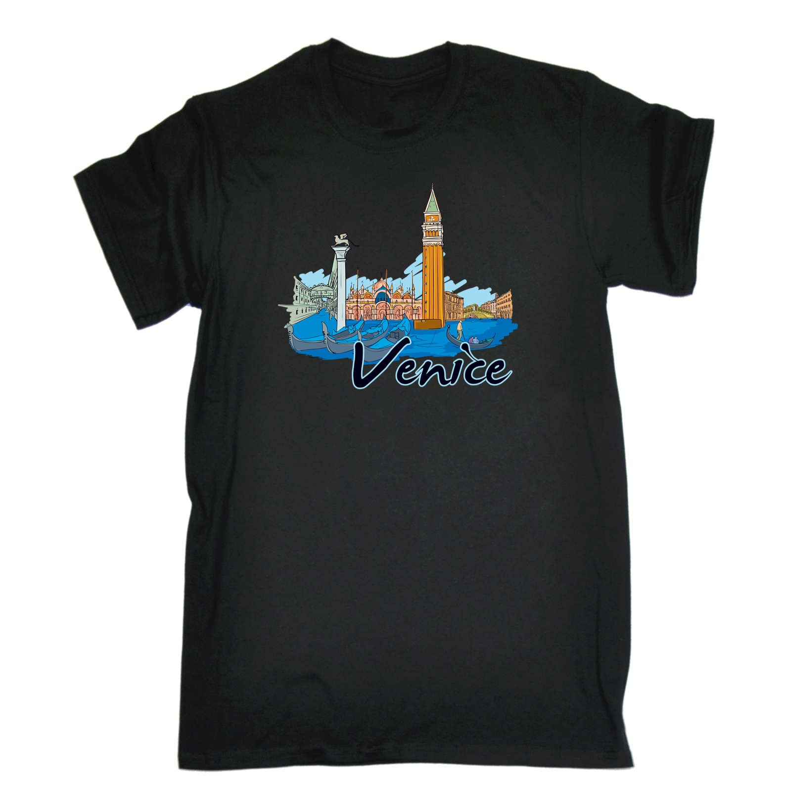 Venice Italy Country Flag Destination - Mens 123t Funny T-Shirt Tshirts