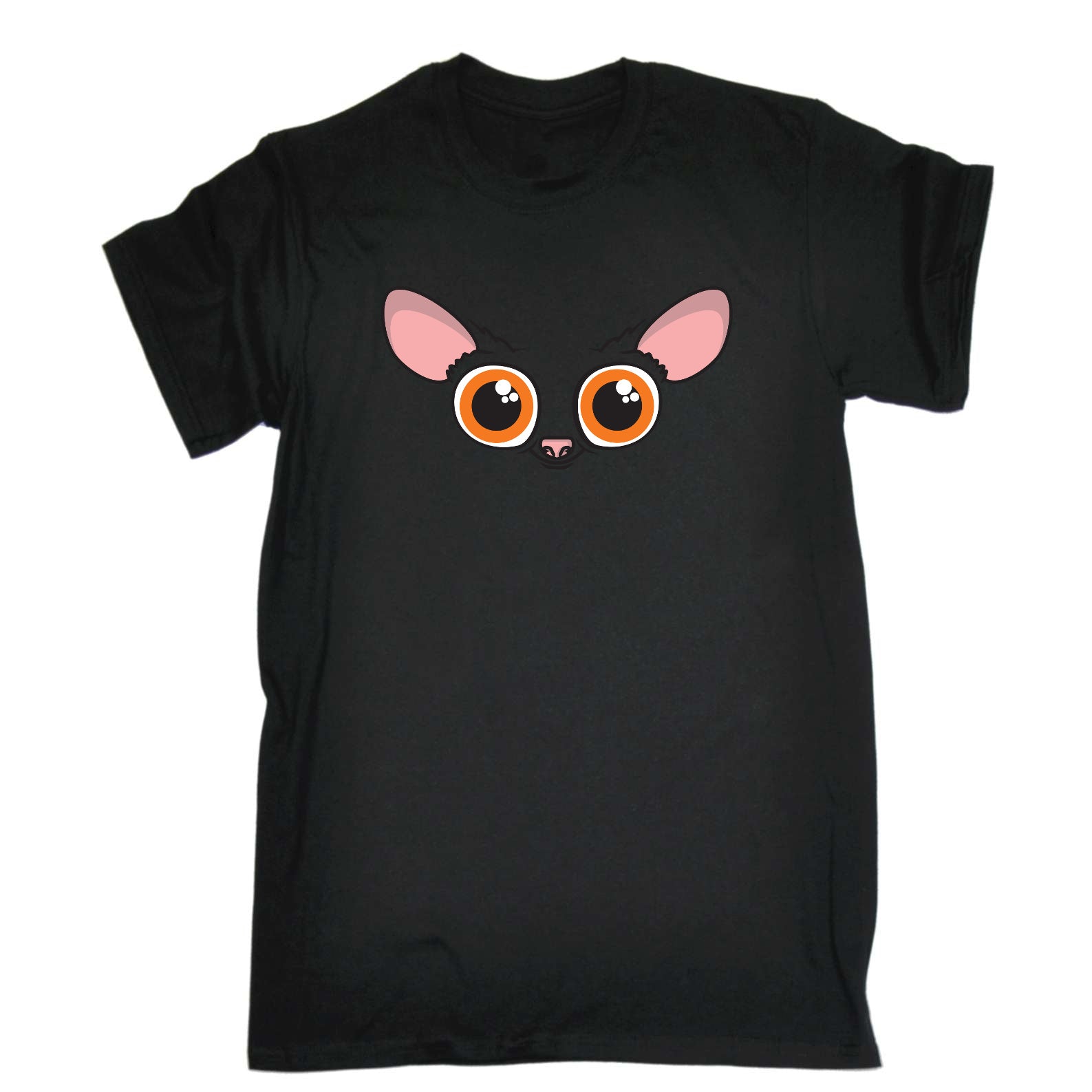 Bush Baby Animal Face Ani Mates - Mens Funny T-Shirt Tshirts