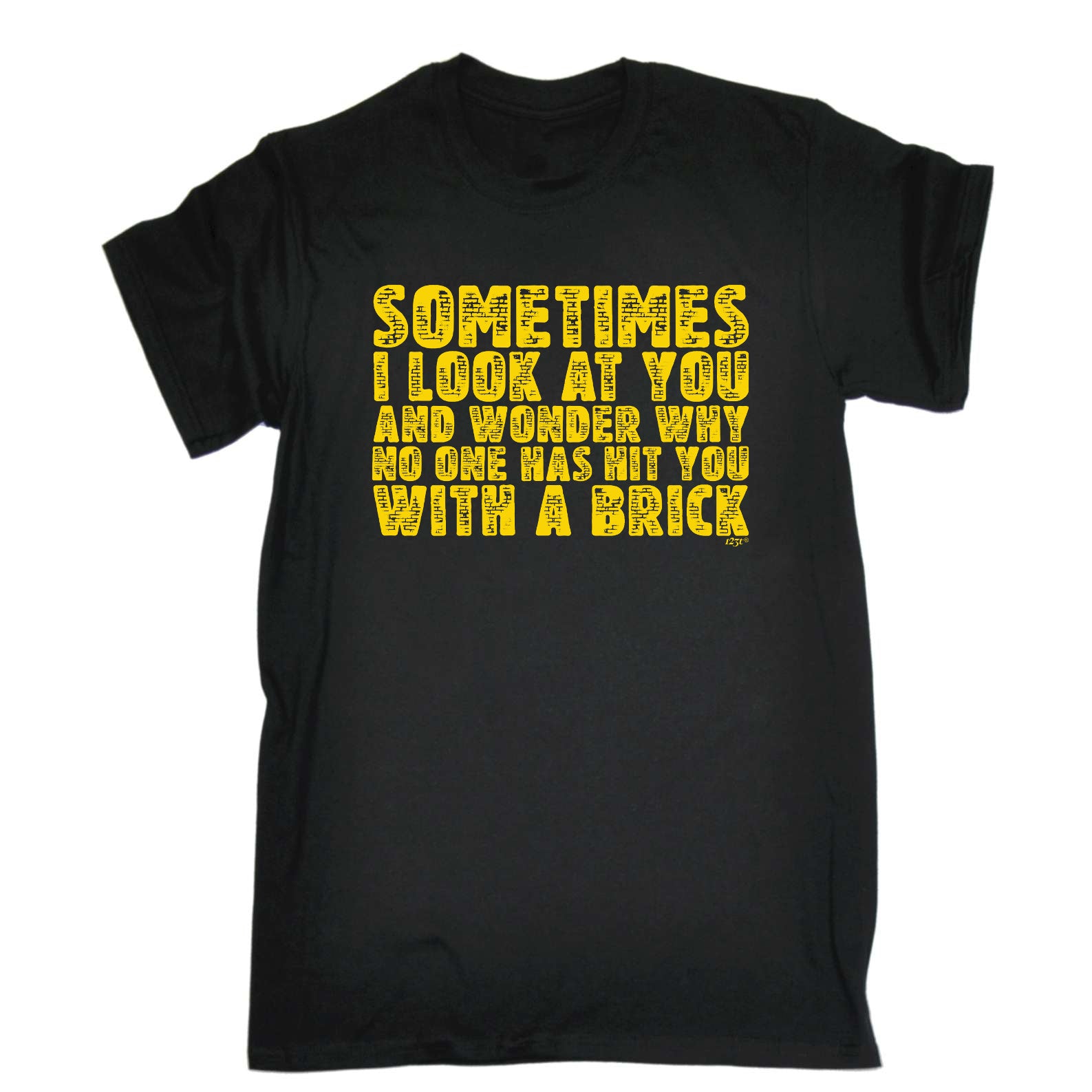 Sometimes Look At You And Wonder - Mens Funny T-Shirt Tshirts