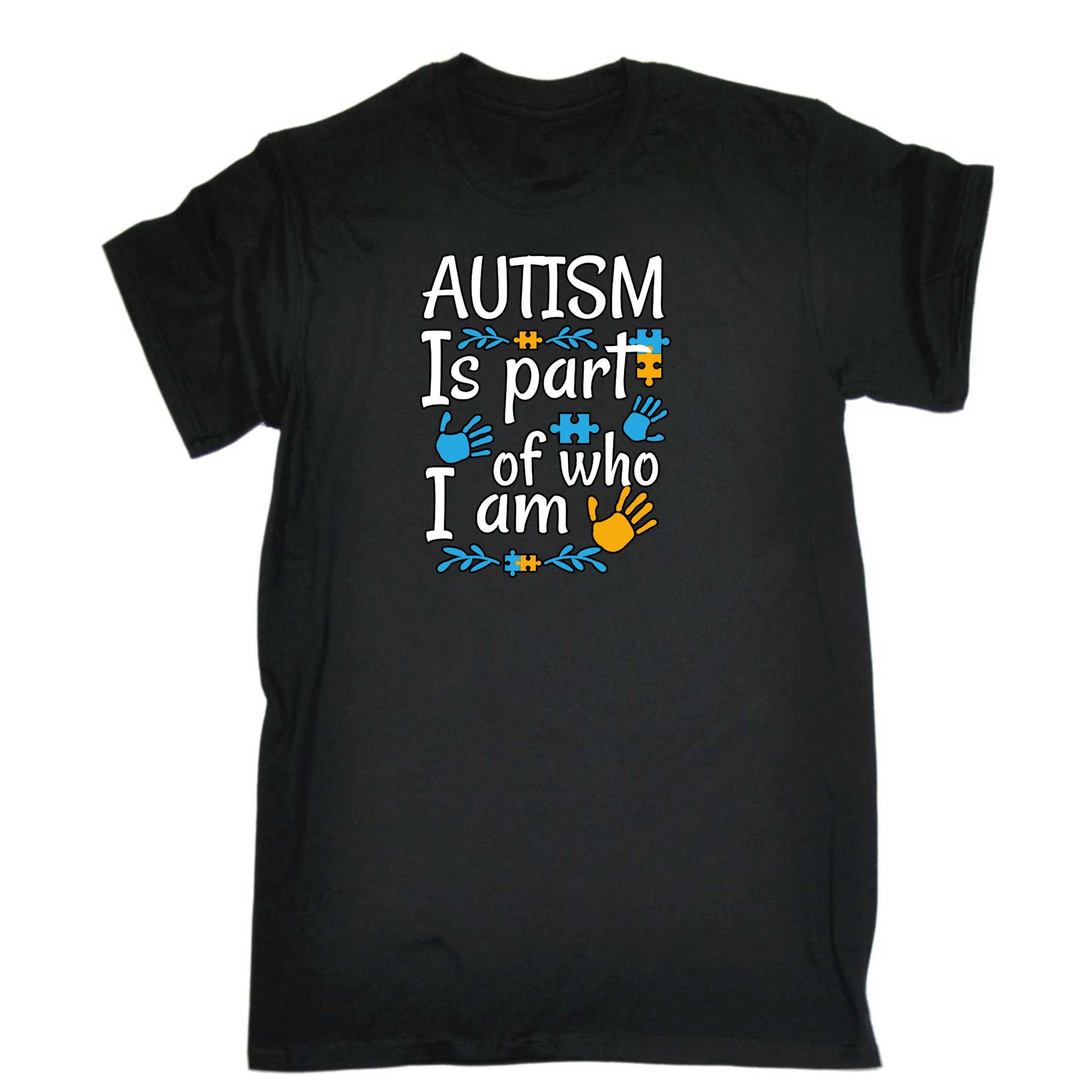 Autism Is Part Of Who I Am - Mens 123t Funny T-Shirt Tshirts