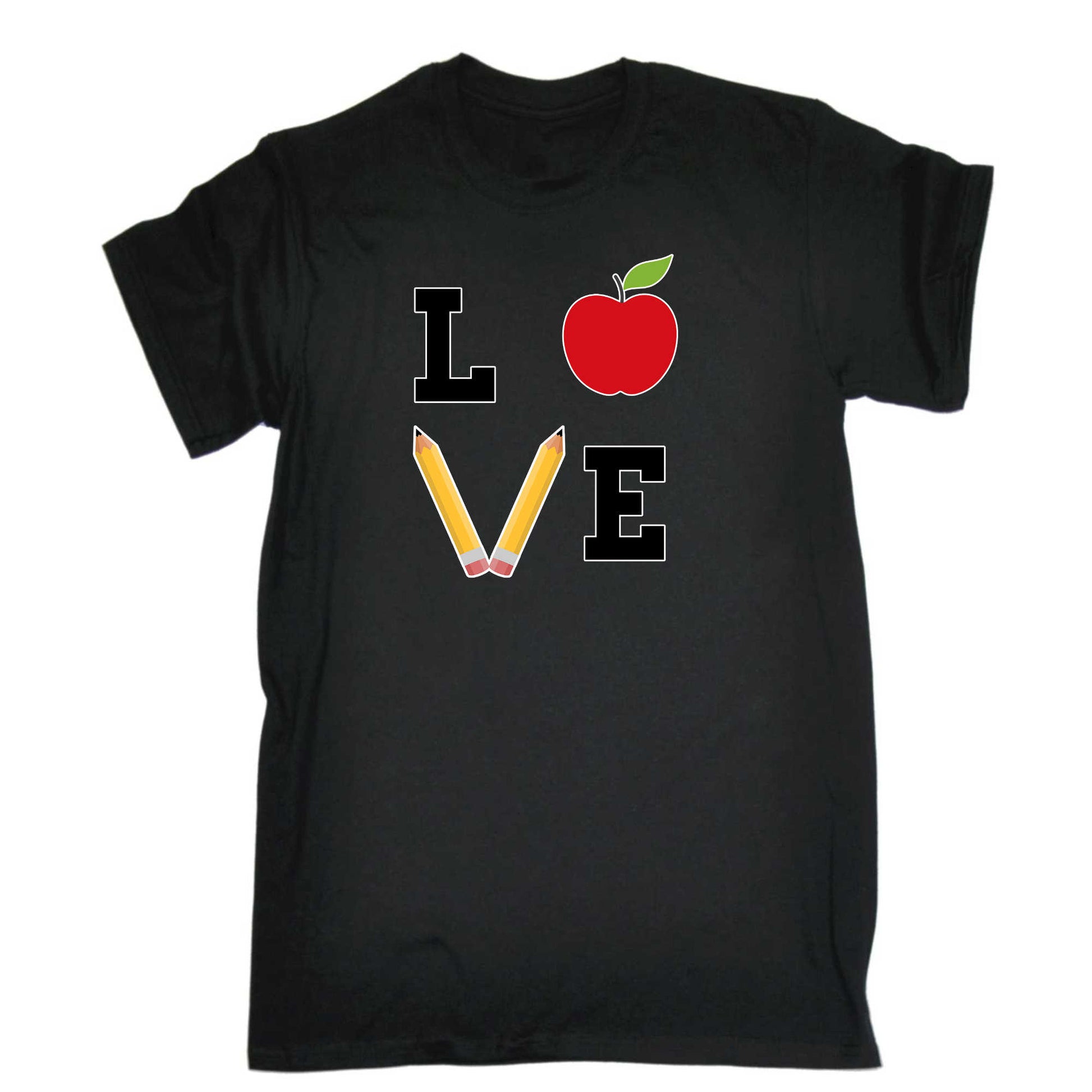 Teacher Love School - Mens 123t Funny T-Shirt Tshirts