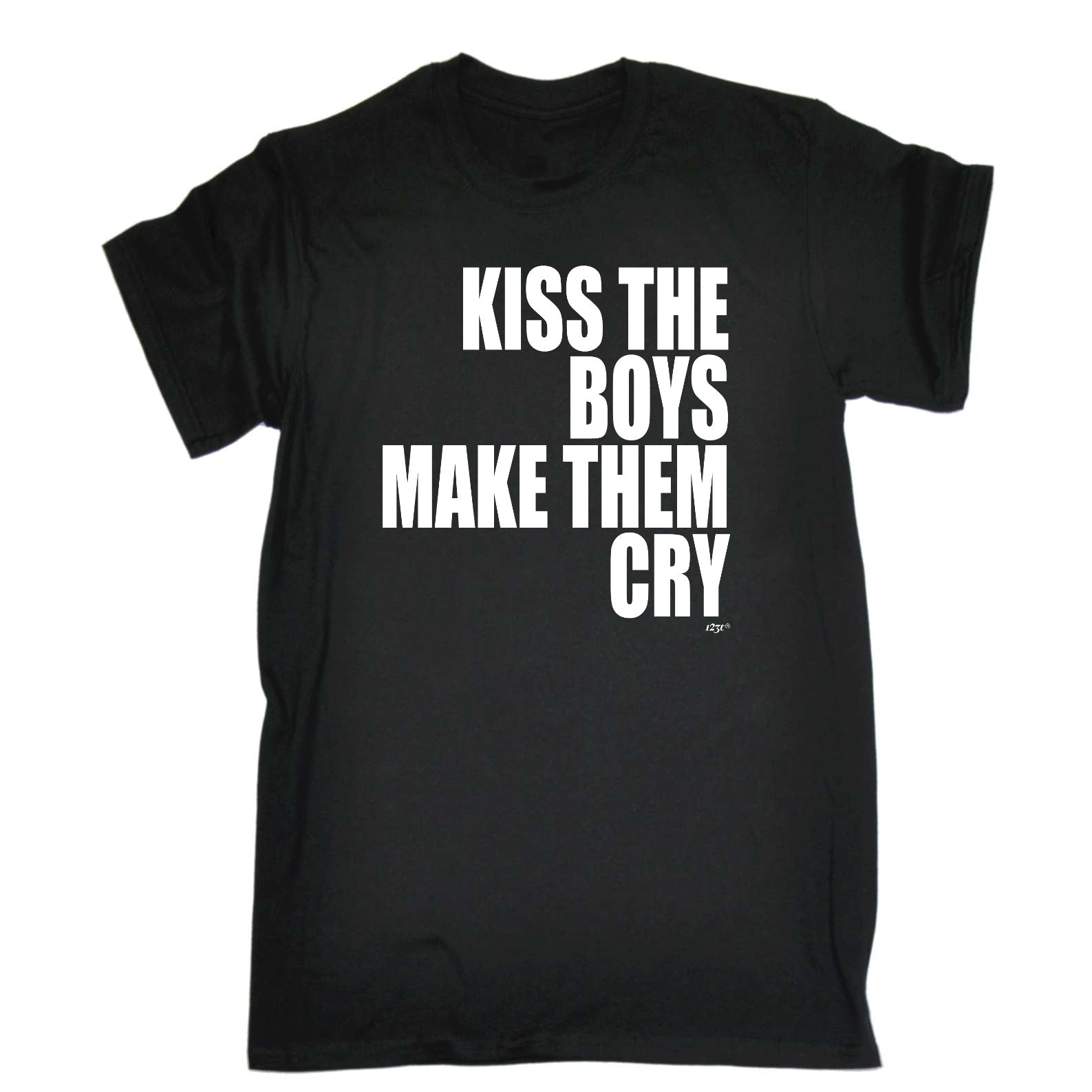 Kiss The Boys Make Them Cry - Mens Funny T-Shirt Tshirts