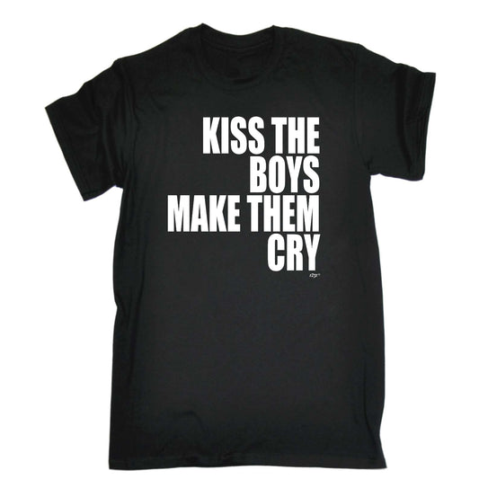 Kiss The Boys Make Them Cry - Mens Funny T-Shirt Tshirts
