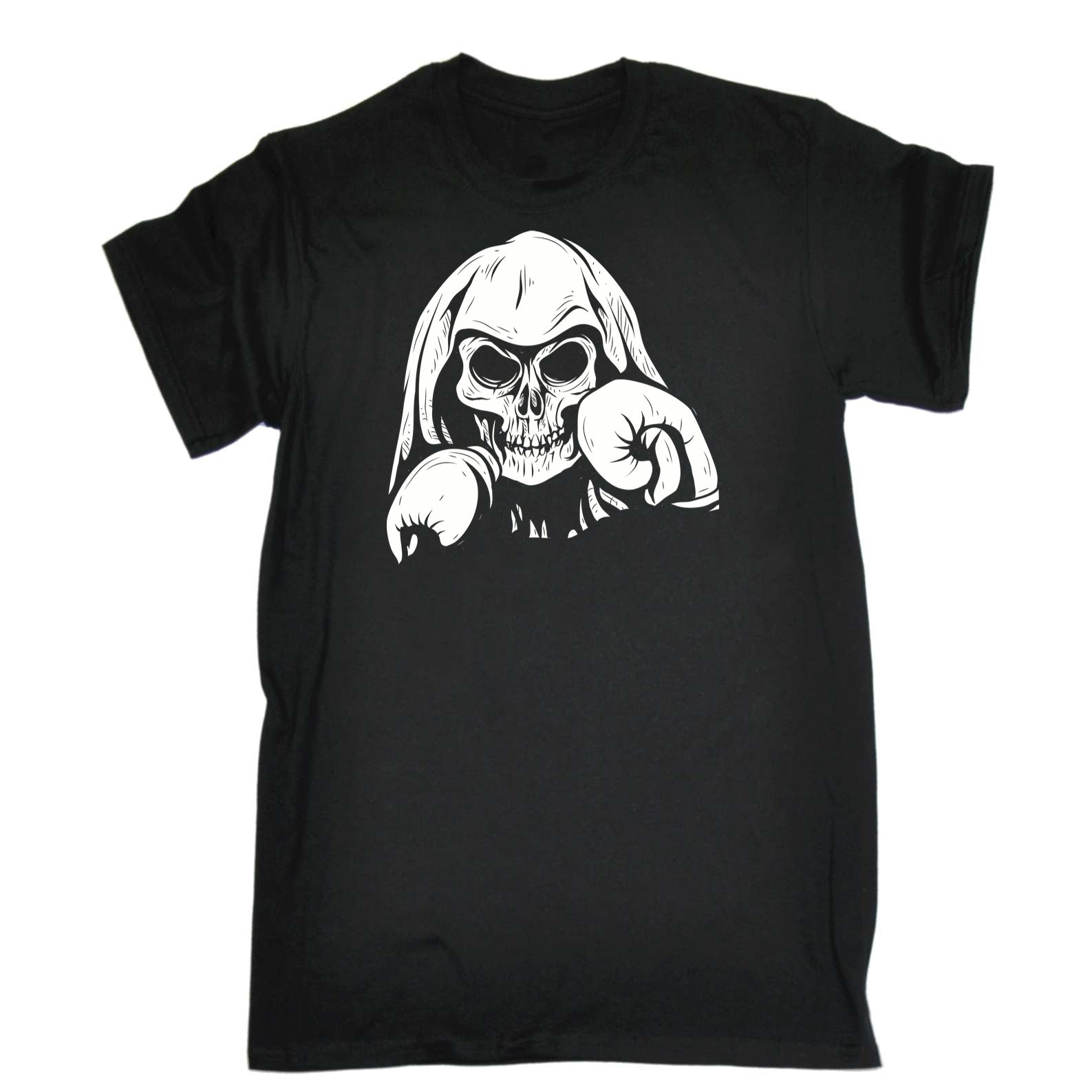 Boxing Skull Sports - Mens 123t Funny T-Shirt Tshirts