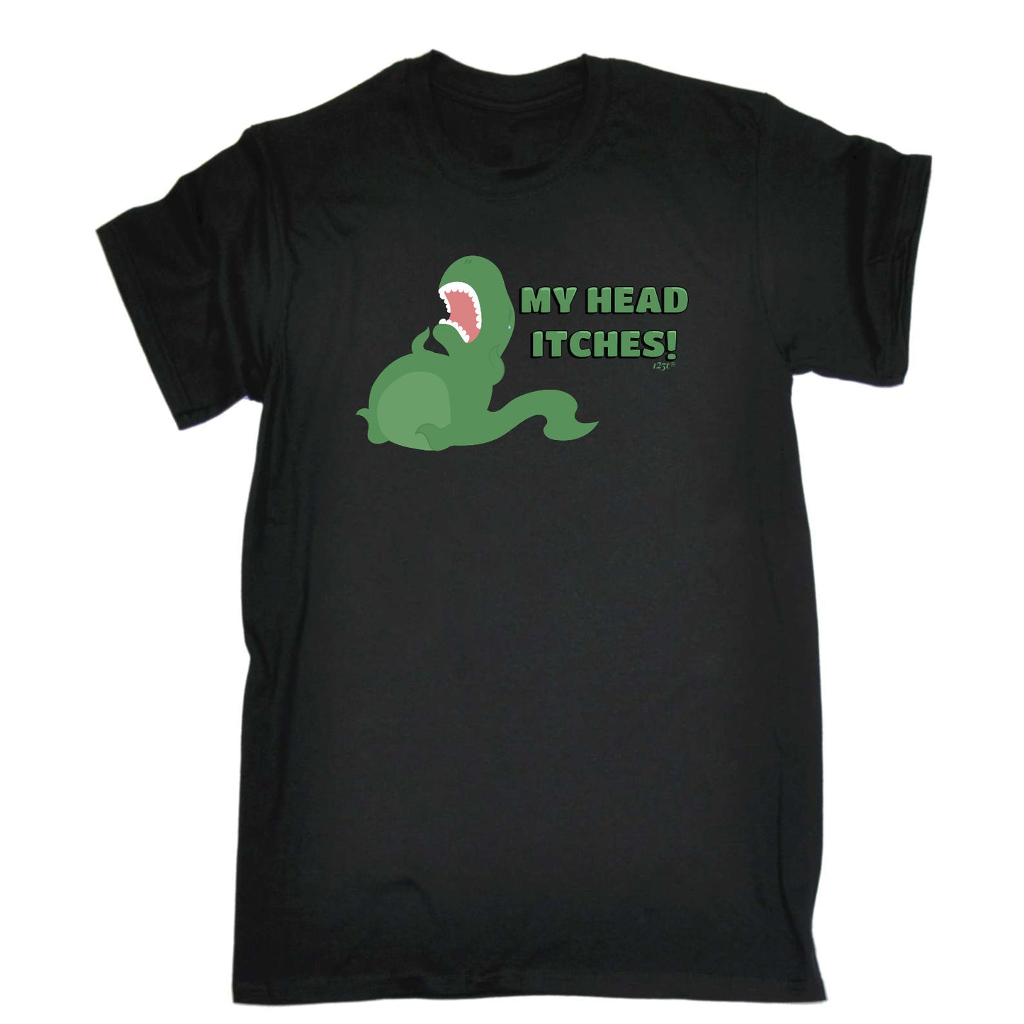 My Head Itches Dinosaur T Rex - Mens Funny T-Shirt Tshirts