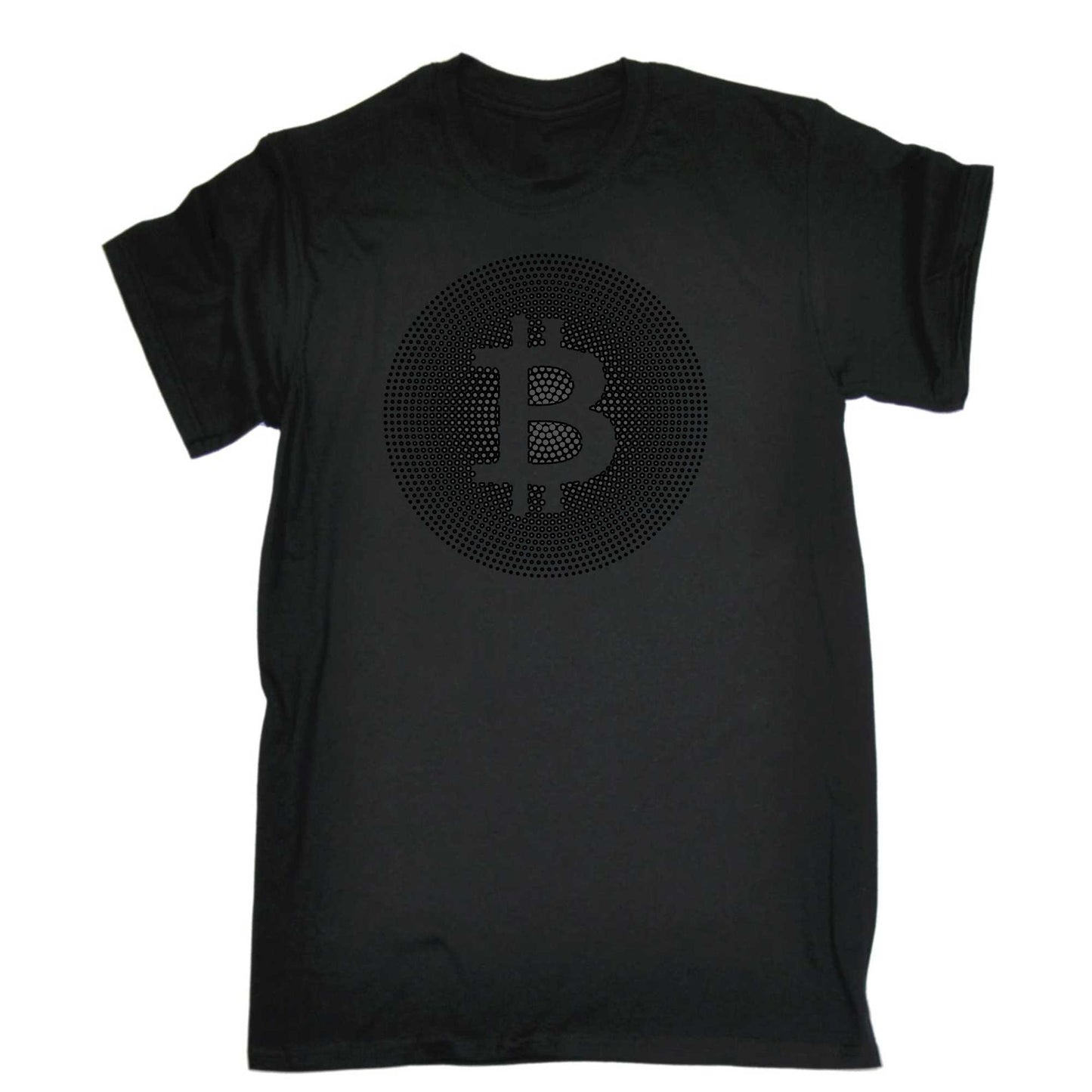 Bitcoin Logo Crypto Currency - Mens 123t Funny T-Shirt Tshirts