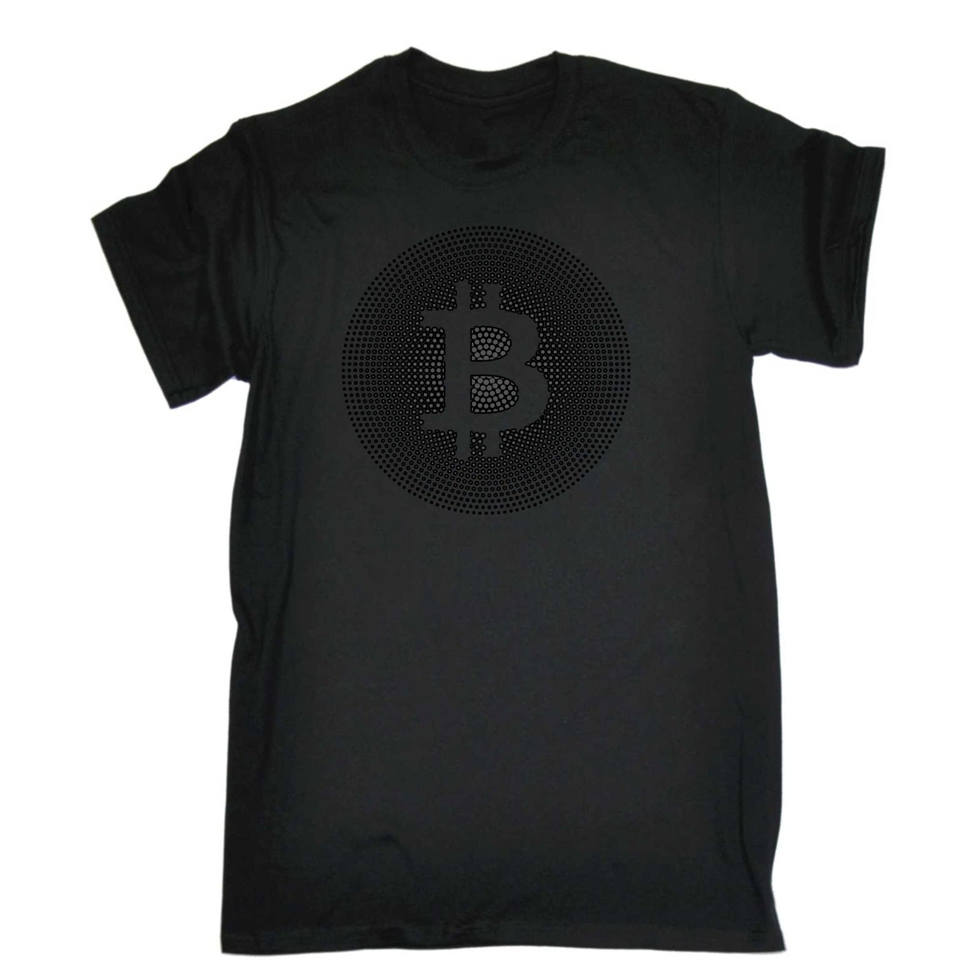 Bitcoin Logo Crypto Currency - Mens 123t Funny T-Shirt Tshirts