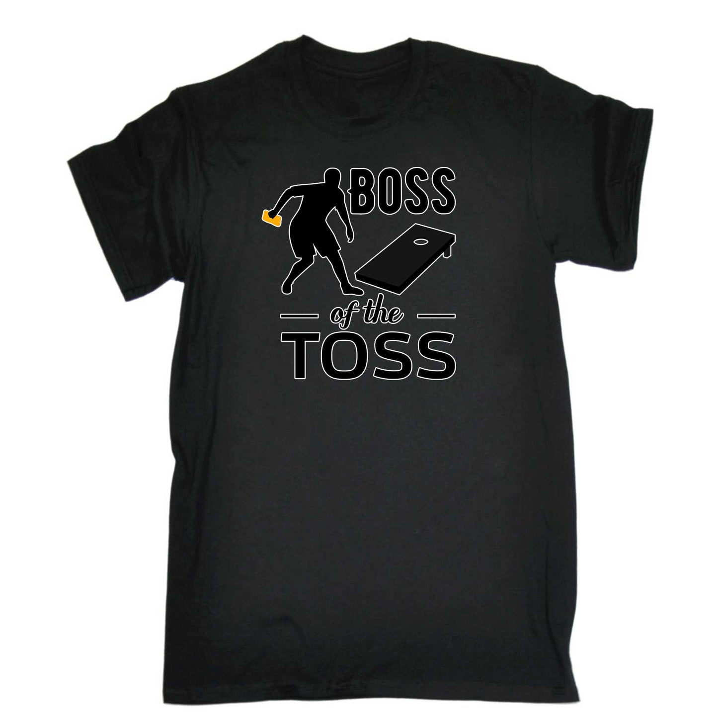 Boss Of The Toss Cornhole - Mens 123t Funny T-Shirt Tshirts