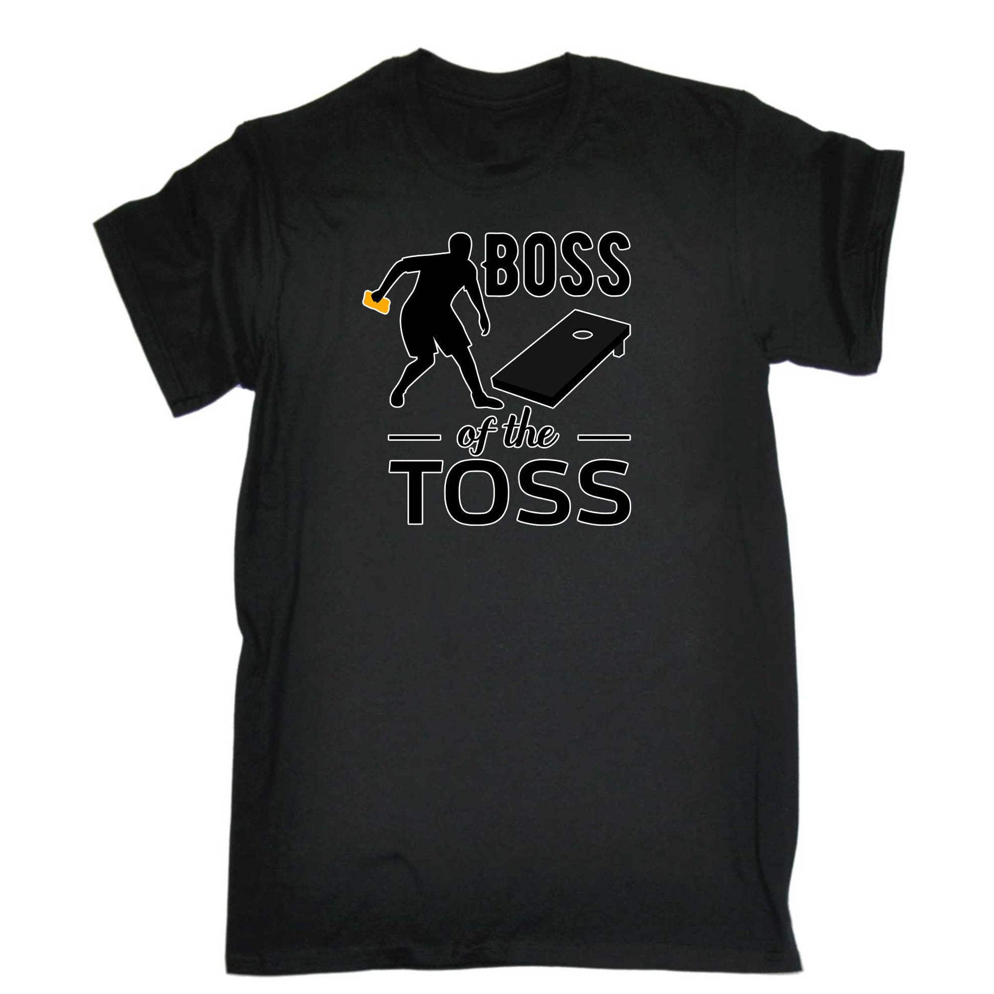 Boss Of The Toss Cornhole - Mens 123t Funny T-Shirt Tshirts