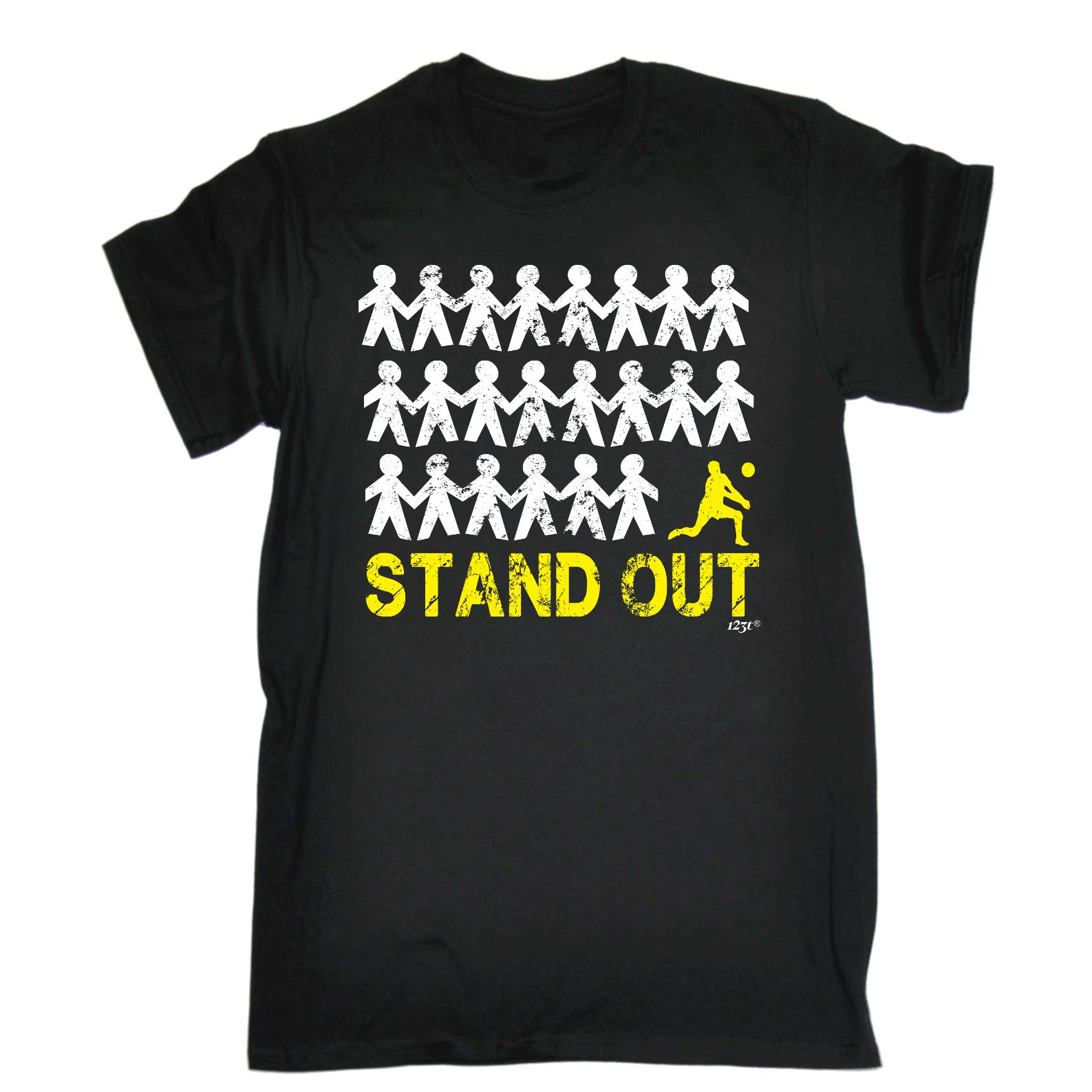 Stand Out Volleyball - Mens Funny T-Shirt Tshirts