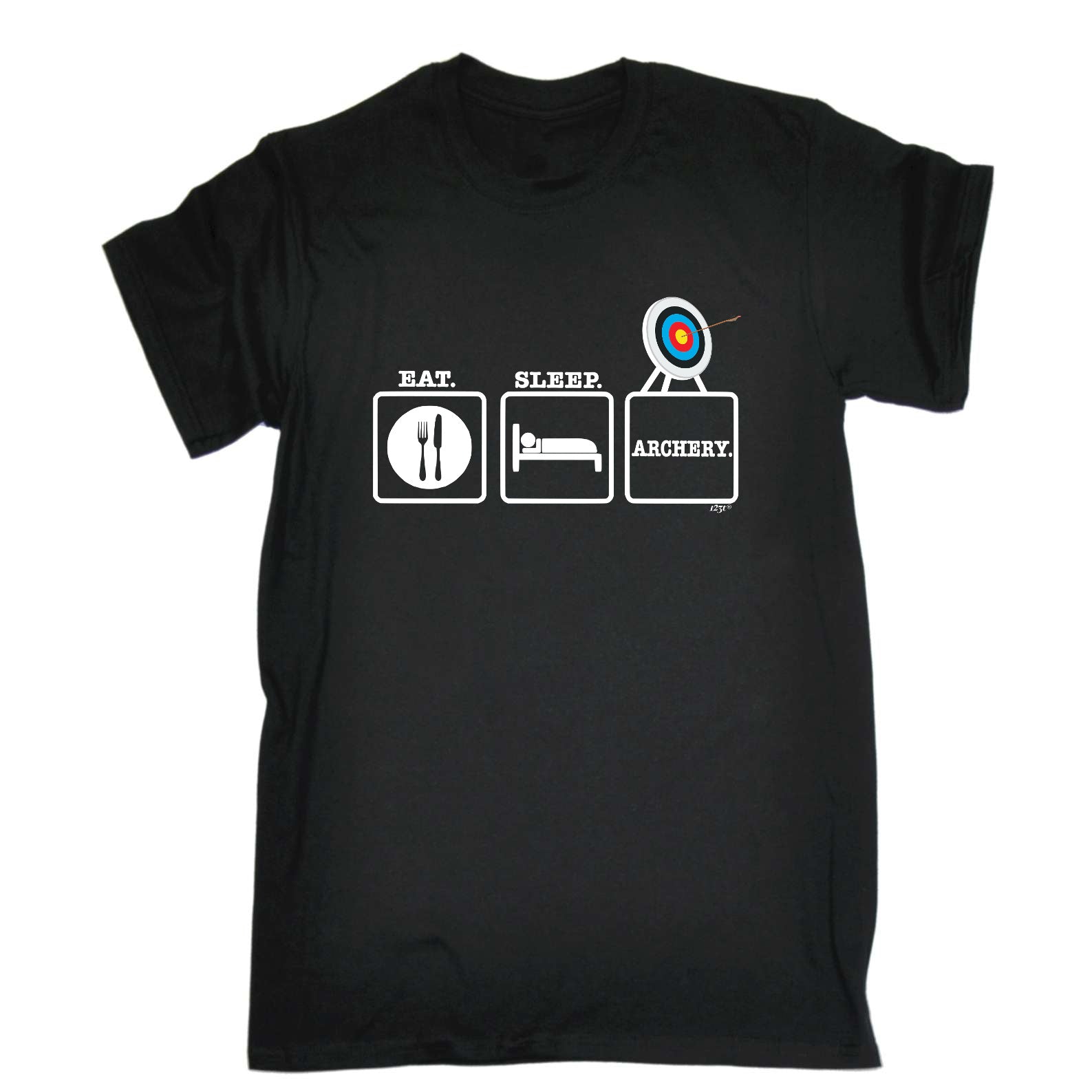 Eat Sleep Archery - Mens Funny T-Shirt Tshirts