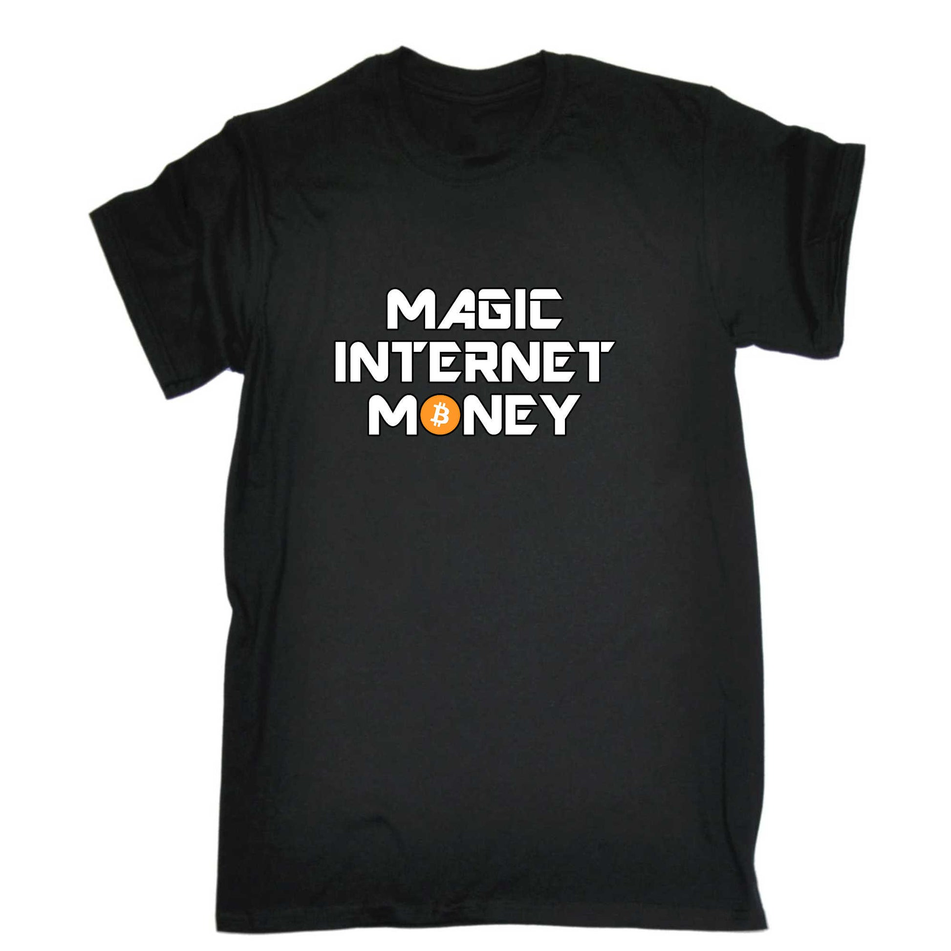 Bitcoin Magic Internet Money Crypto Cryptocurrency - Mens 123t Funny T-Shirt Tshirts