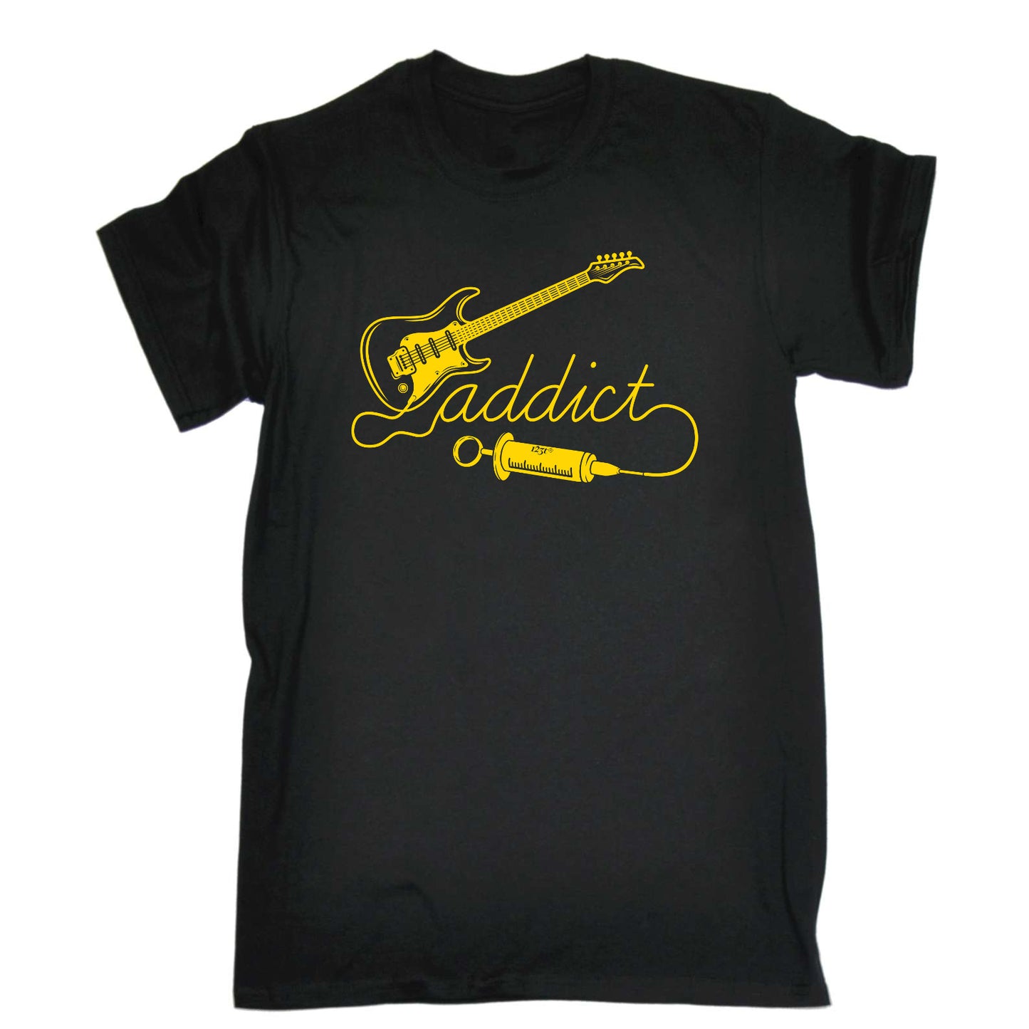 Guitar Addict Music - Mens Funny T-Shirt Tshirts