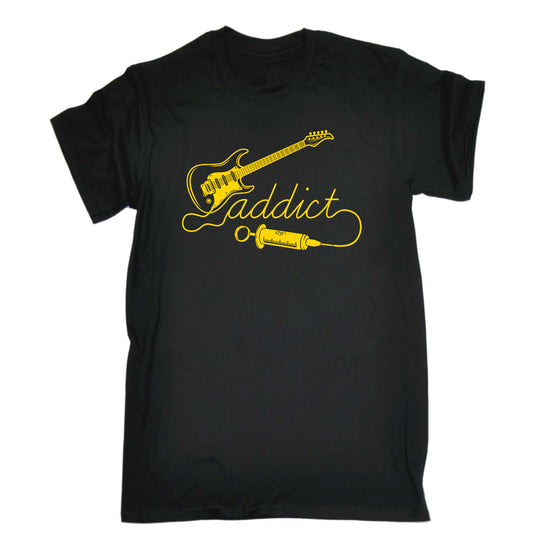 Guitar Addict Music - Mens Funny T-Shirt Tshirts