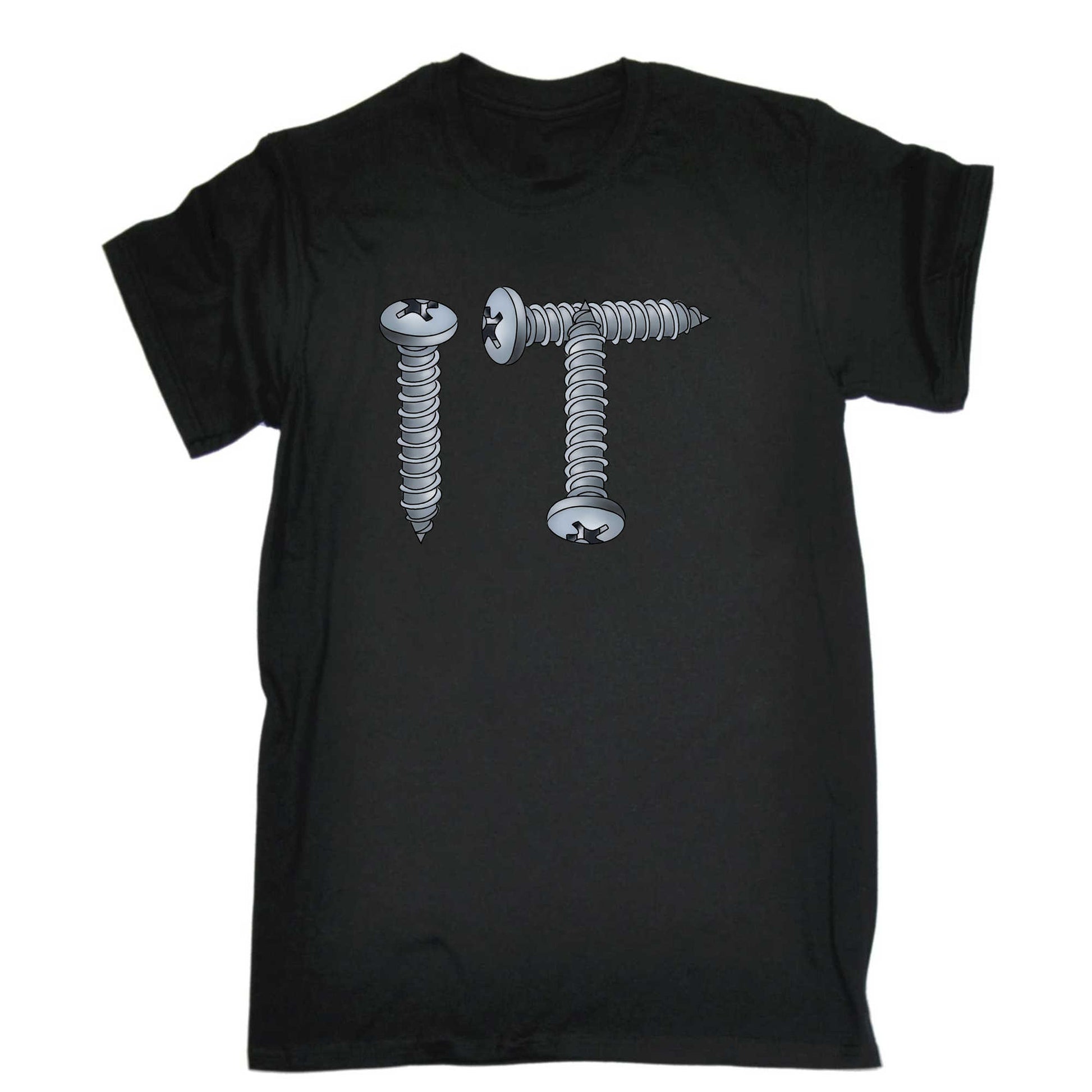 Screw It Tools Hardware - Mens 123t Funny T-Shirt Tshirts
