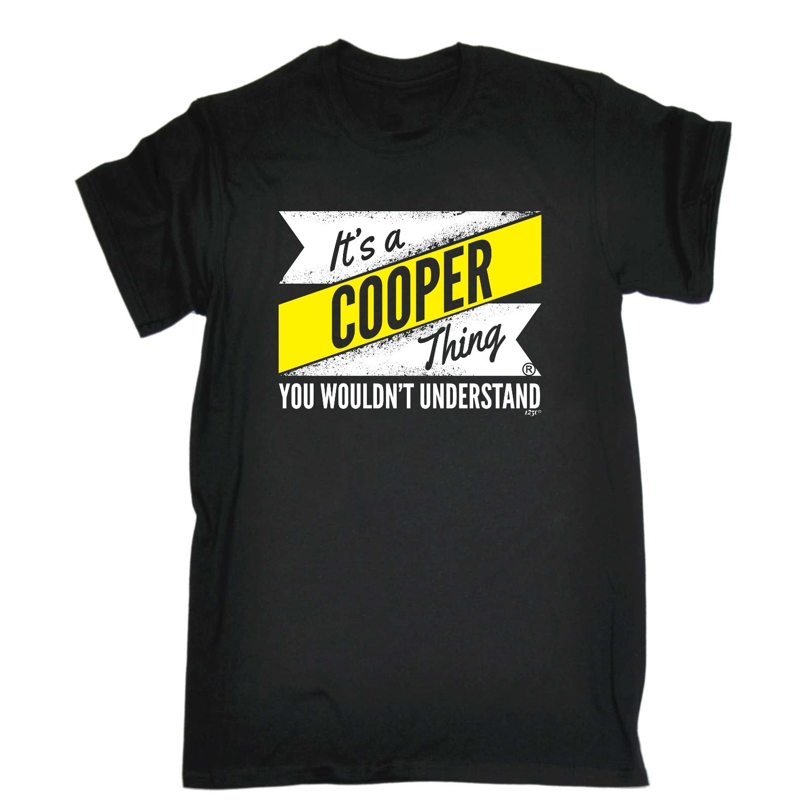 Cooper V2 Surname Thing - Mens Funny T-Shirt Tshirts