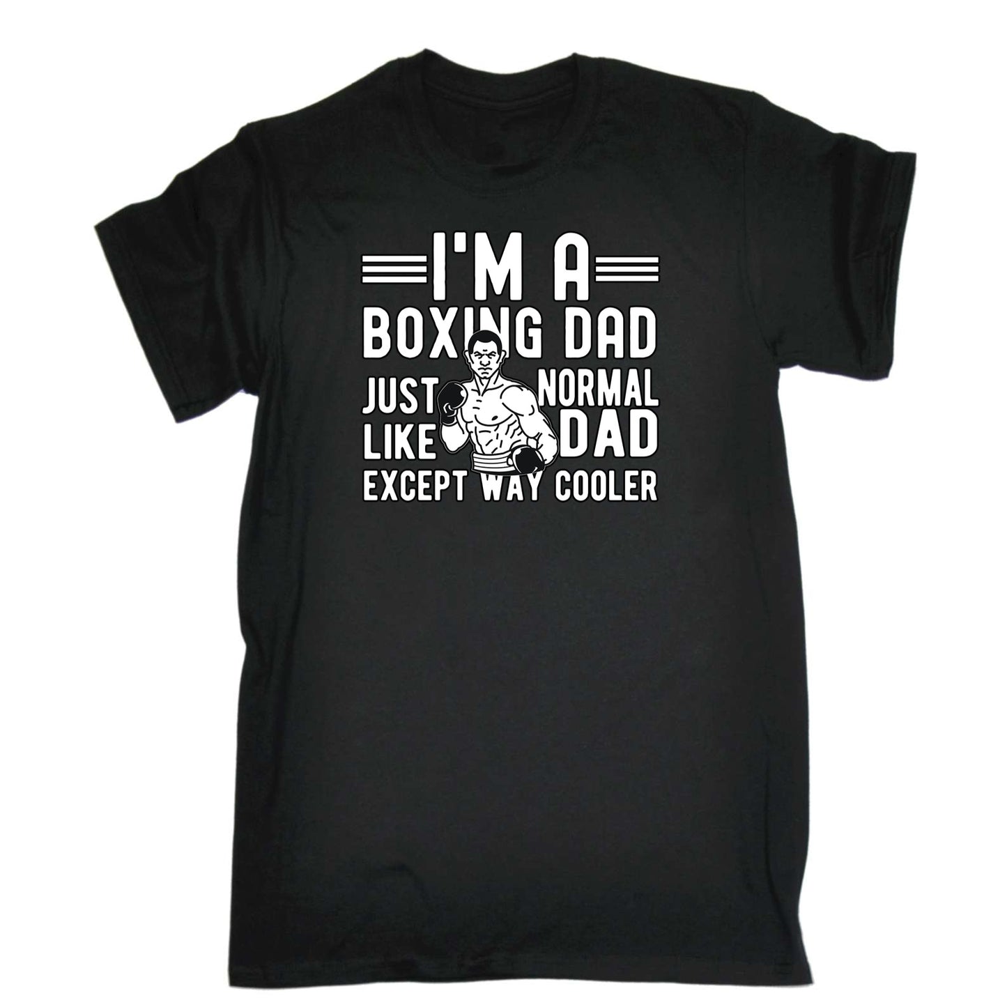 Boxing Dad Like A Normal Dad Cooler - Mens 123t Funny T-Shirt Tshirts