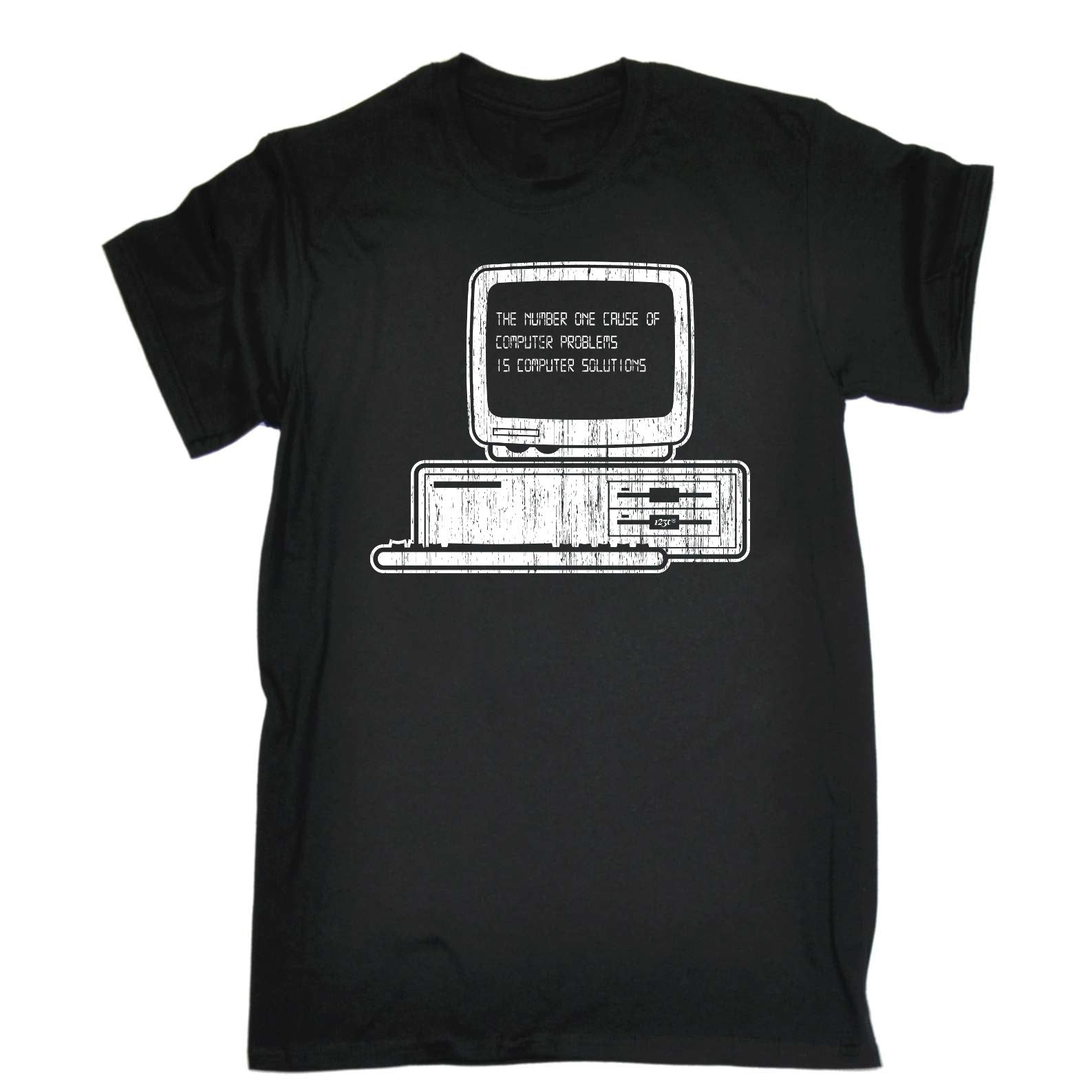 The Number One Cause Of Computer Problems - Mens Funny T-Shirt Tshirts