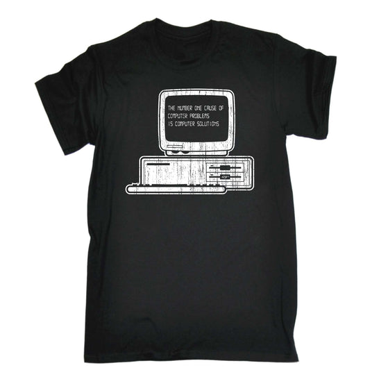 The Number One Cause Of Computer Problems - Mens Funny T-Shirt Tshirts