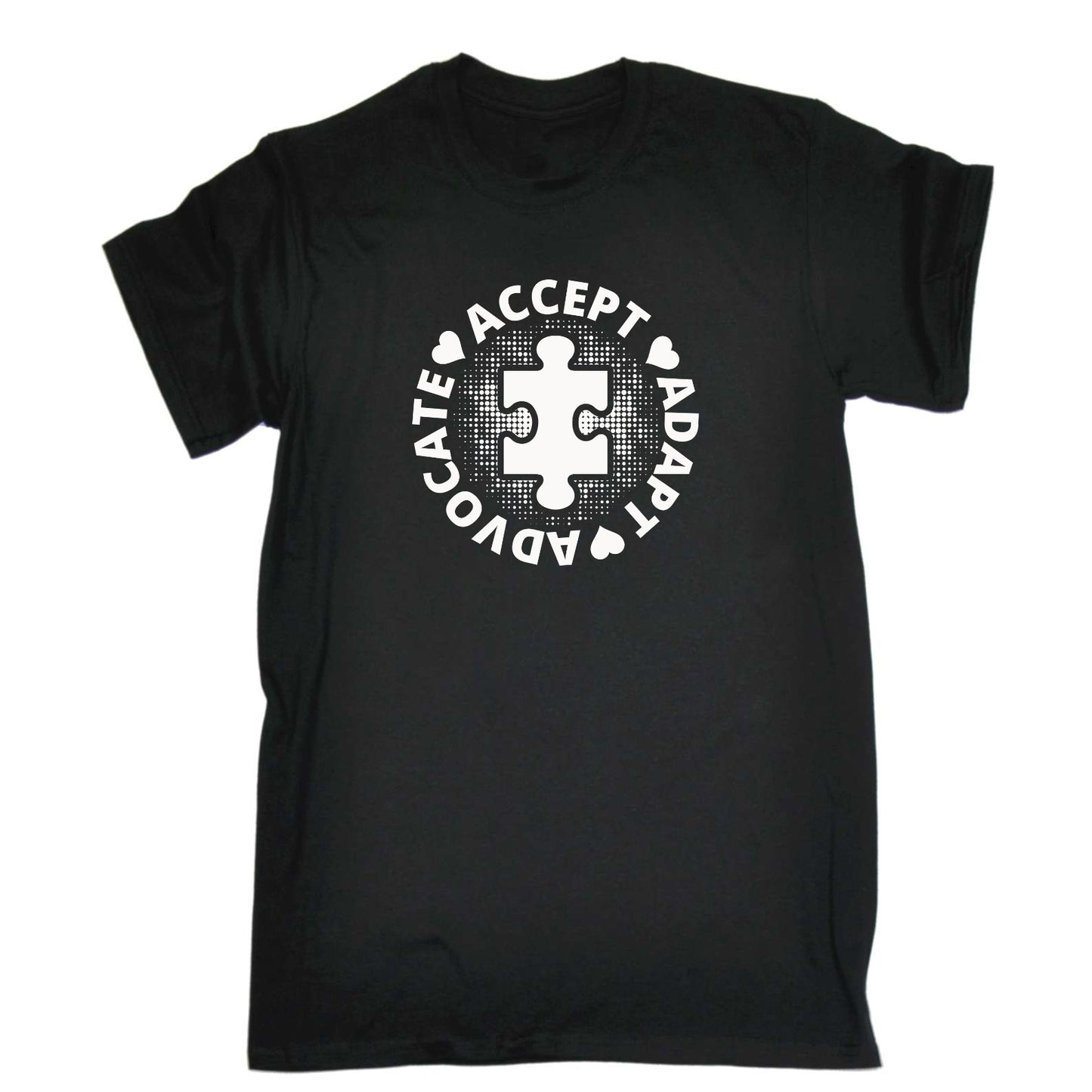 Accept Adapt Advocate - Mens Funny T-Shirt Tshirts