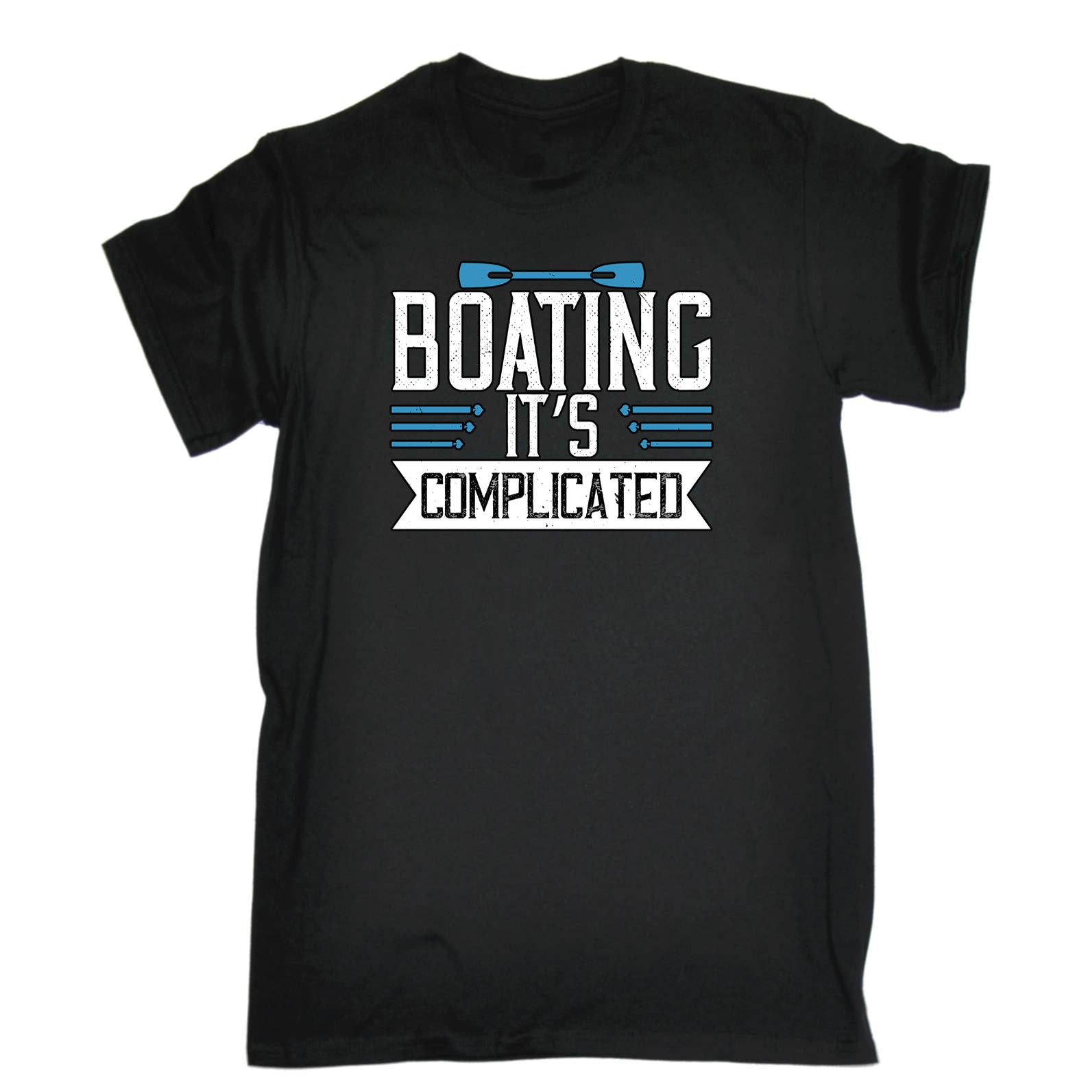 Sailing Boating Its Complicated - Mens 123t Funny T-Shirt Tshirts