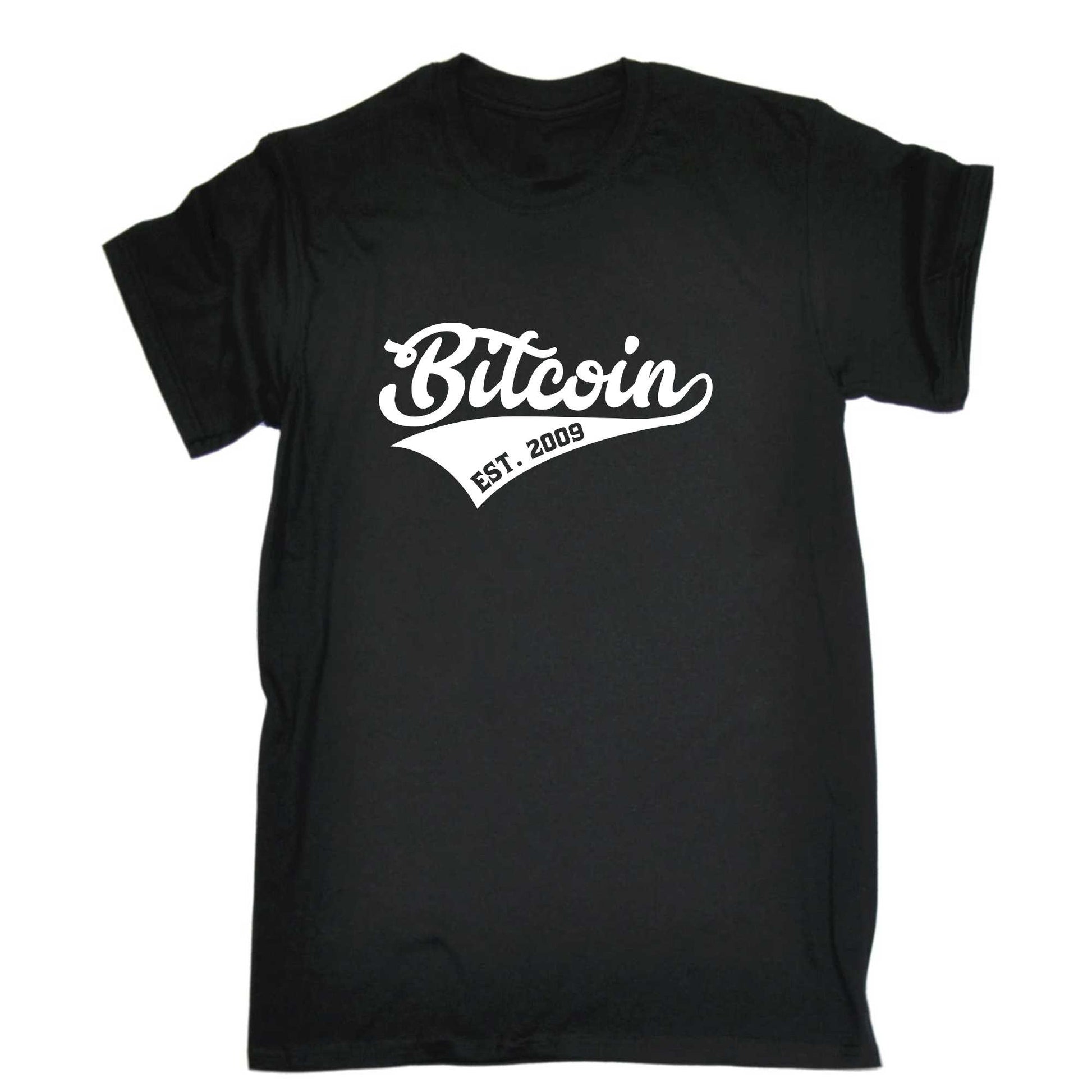 Bitcoin Est 2009 Crypto Currency Trader Investor - Mens 123t Funny T-Shirt Tshirts