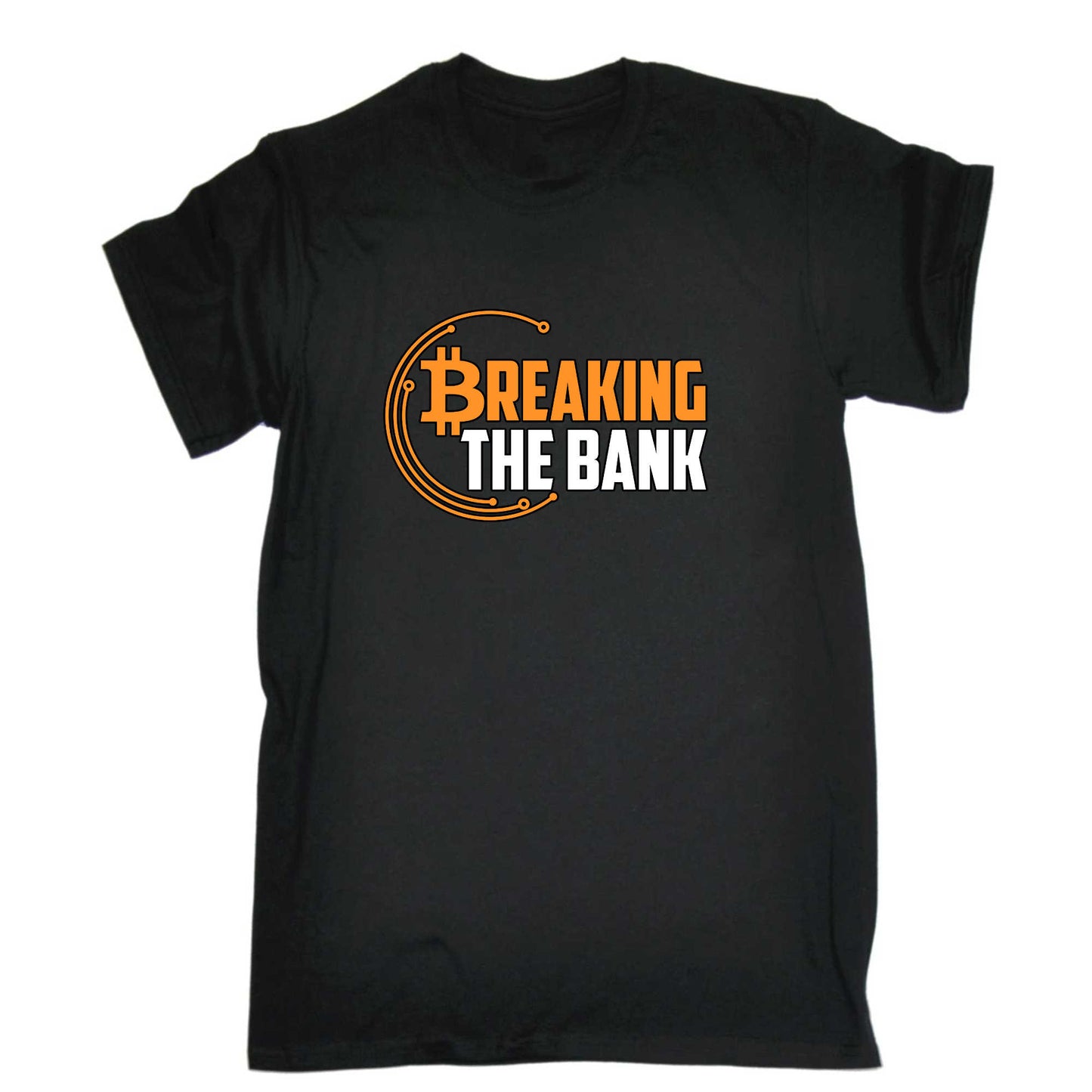 Breaking The Bank Bitcoin - Mens 123t Funny T-Shirt Tshirts