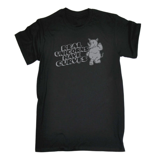 Real Unicorns Have Horns Rhino - Mens Funny T-Shirt Tshirts