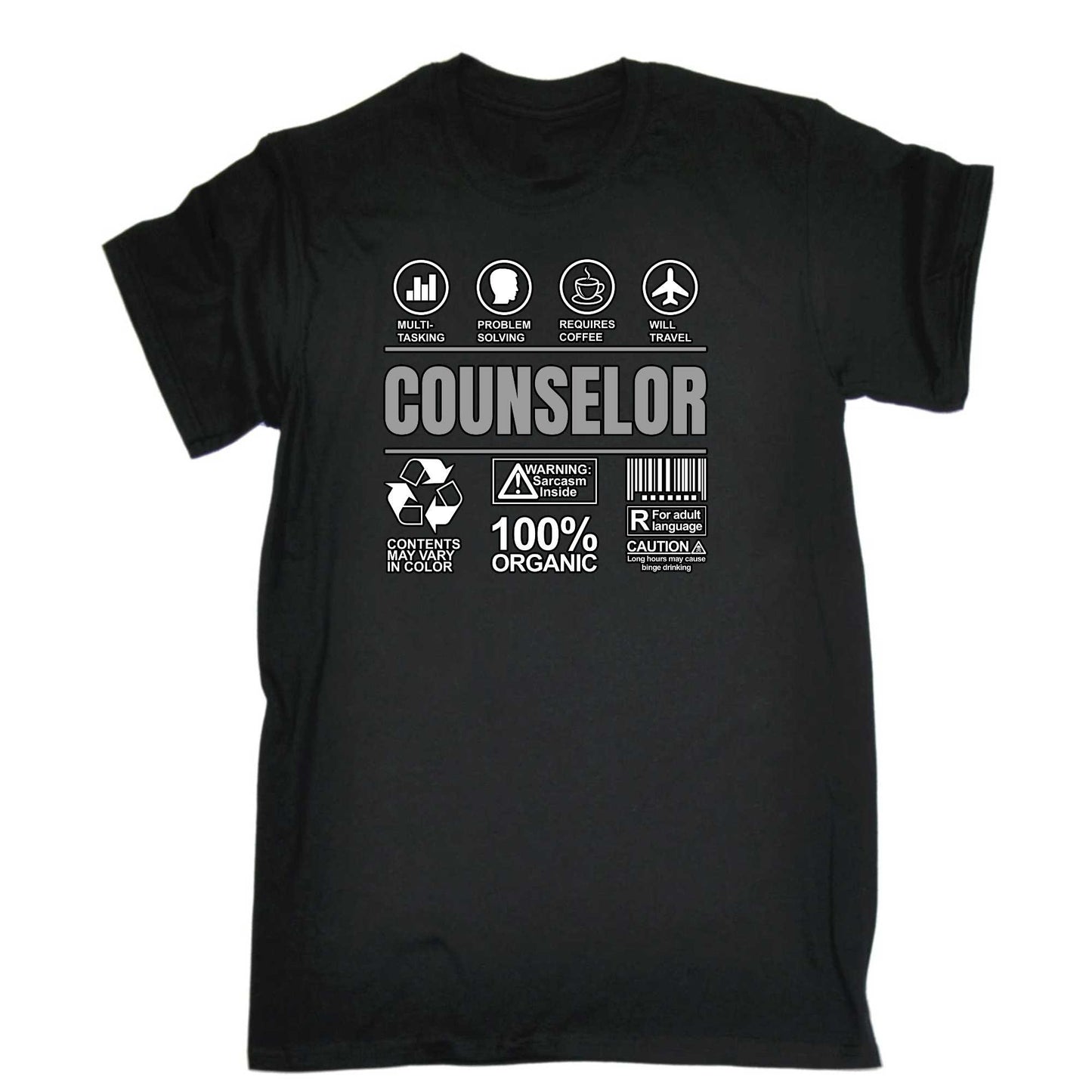 Counselor  Sarcastic Humour - Mens 123t Funny T-Shirt Tshirts