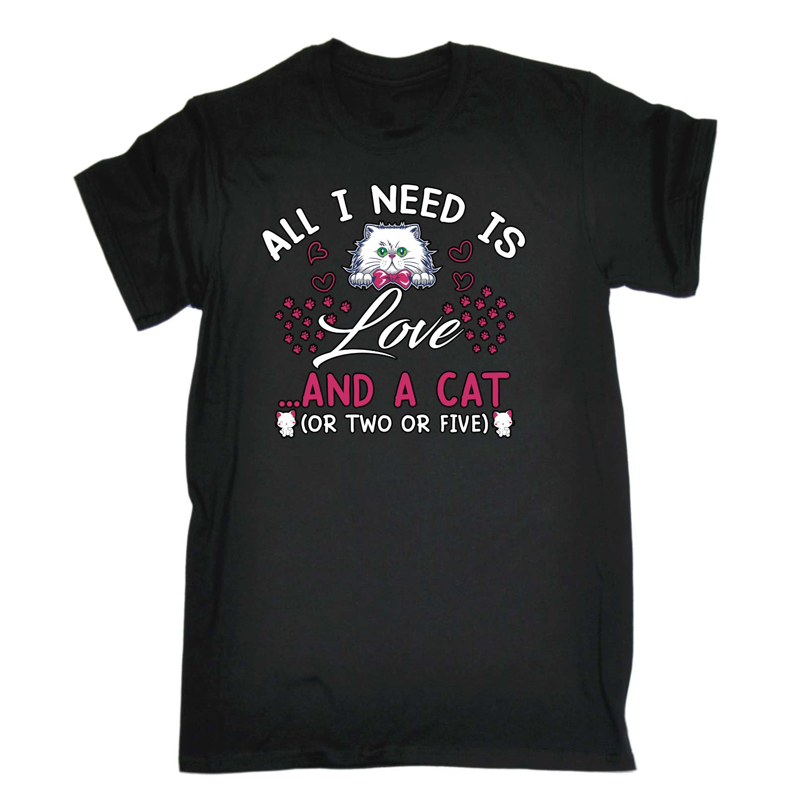 All I Need Is Love And A Cat Kitten Pussy Cats - Mens Funny T-Shirt Tshirts