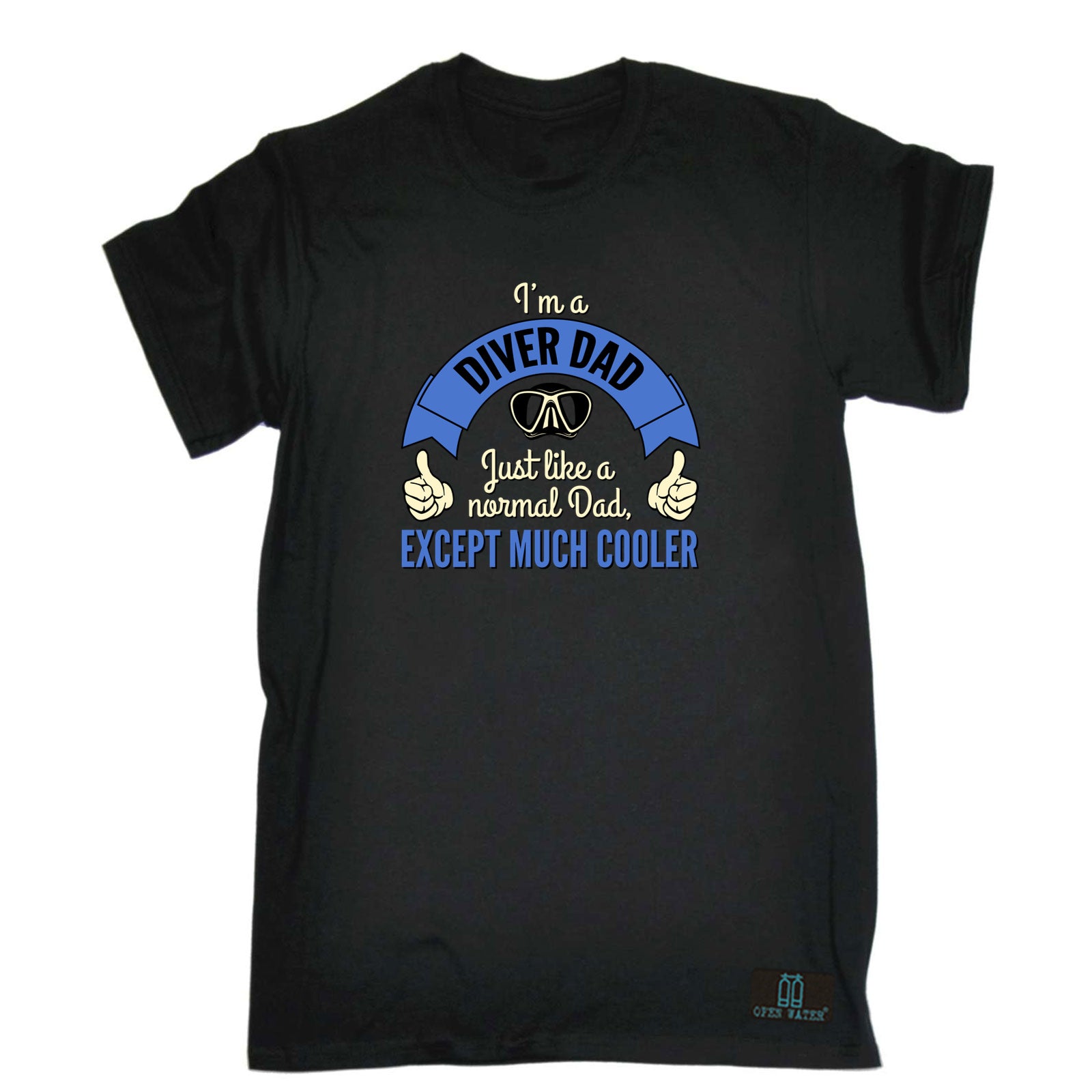 Ow Im A Diver Dad - Mens Funny T-Shirt Tshirts