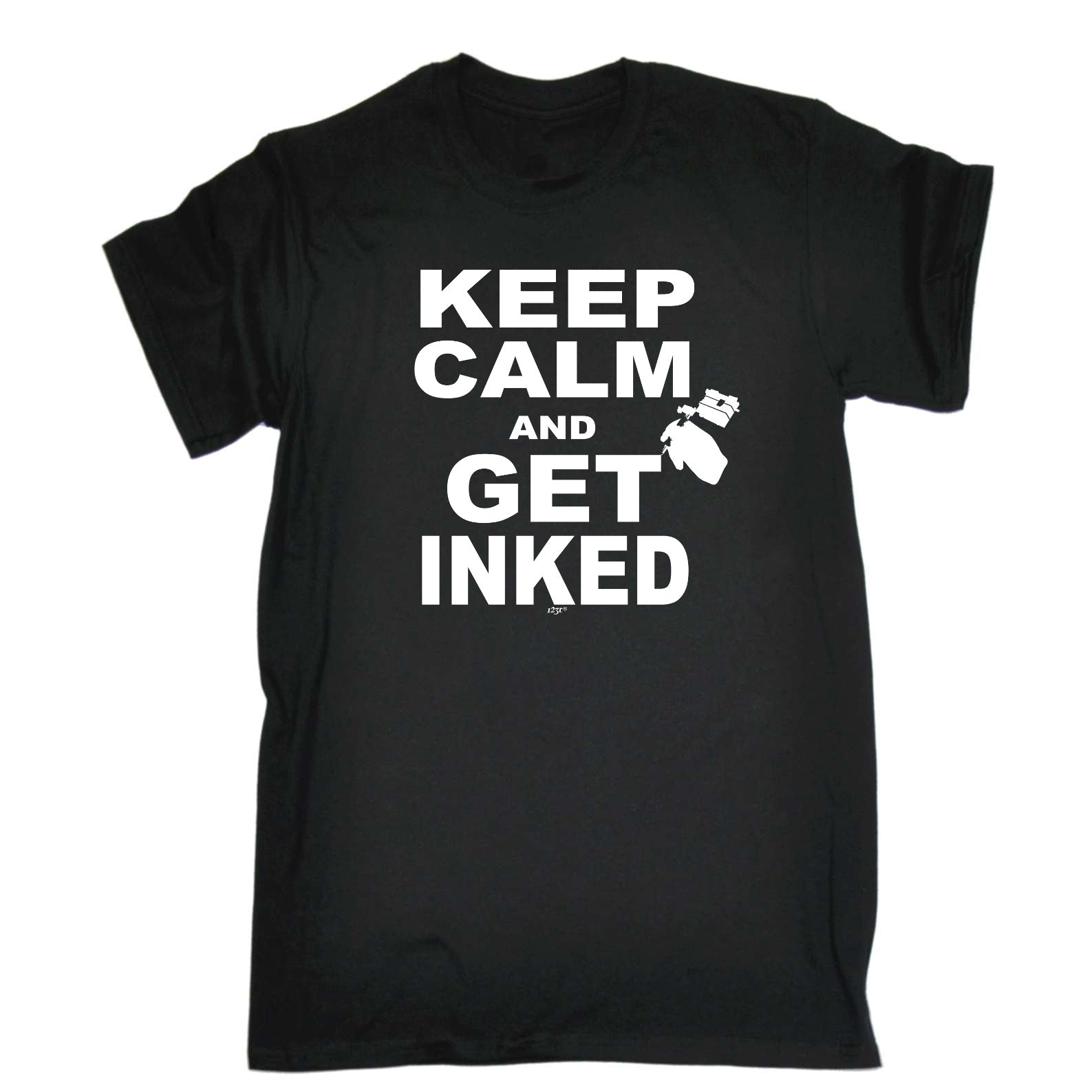 Keep Calm And Get Inked - Mens Funny T-Shirt Tshirts