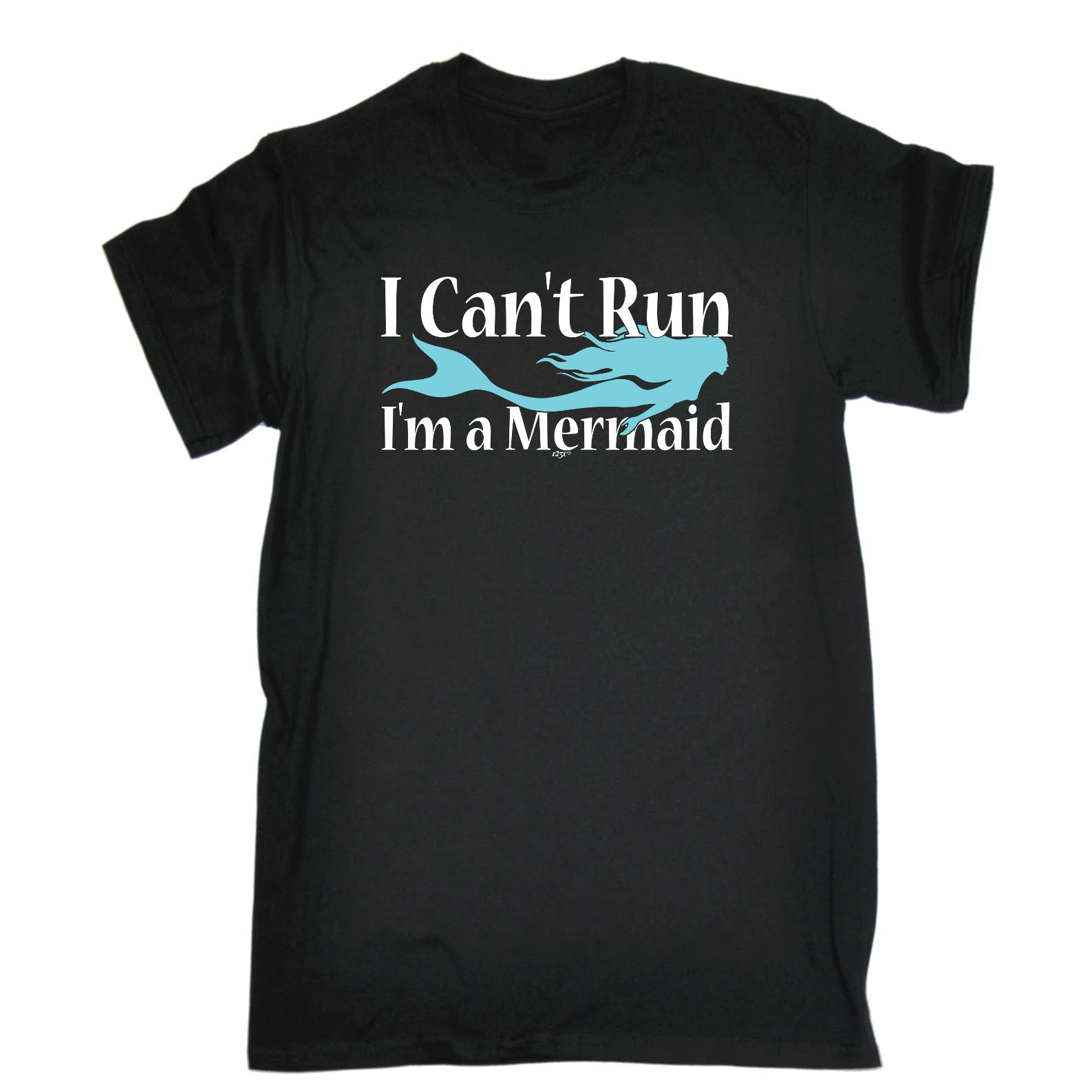 Cant Run Im A Mermaid - Mens Funny T-Shirt Tshirts