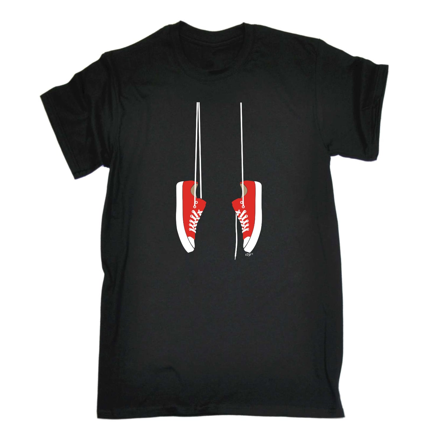Trainers Round Neck - Mens Funny T-Shirt Tshirts