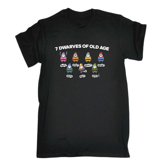 7 Dwarves Of Old Age - Mens Funny T-Shirt Tshirts