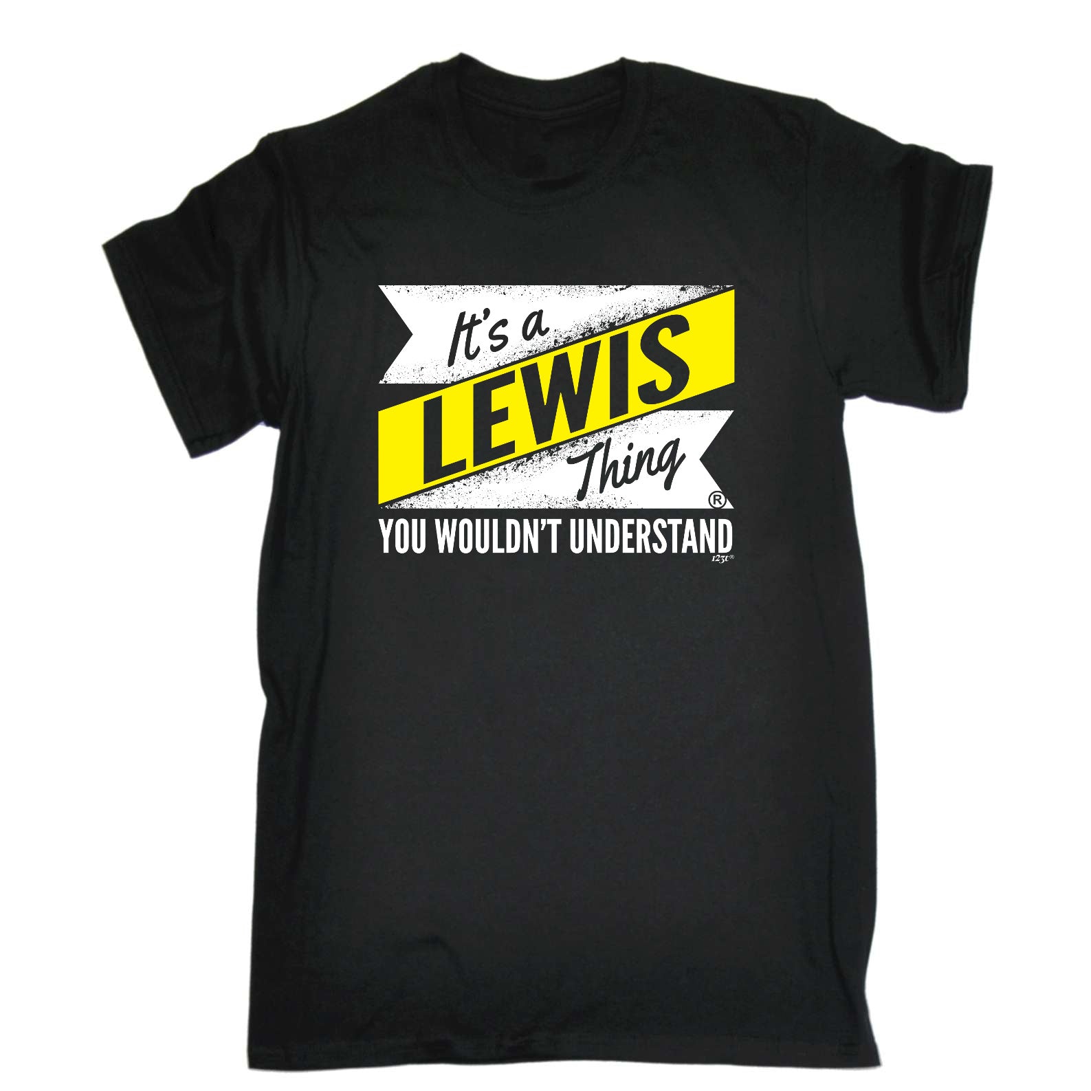 Lewis V2 Surname Thing - Mens Funny T-Shirt Tshirts