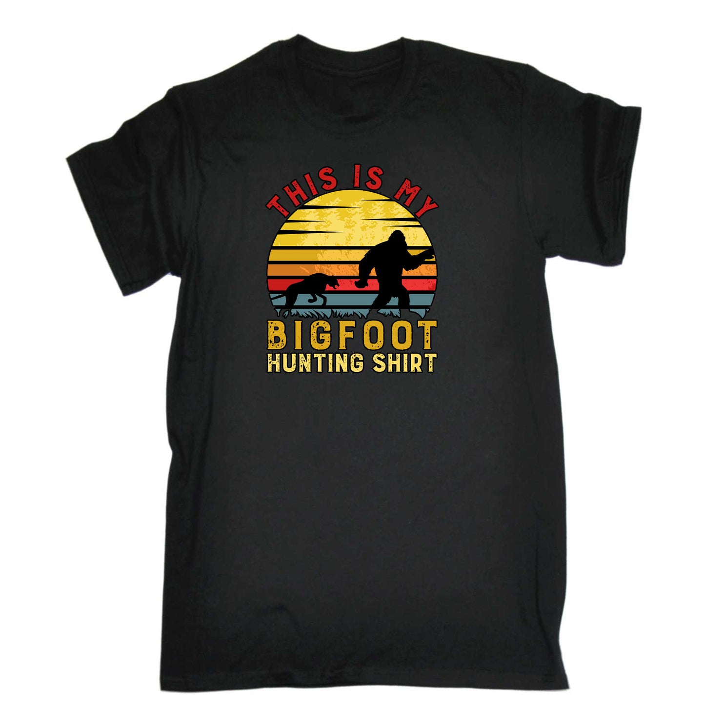 This Is My Bigfoot Hunting Shirt - Mens 123t Funny T-Shirt Tshirts