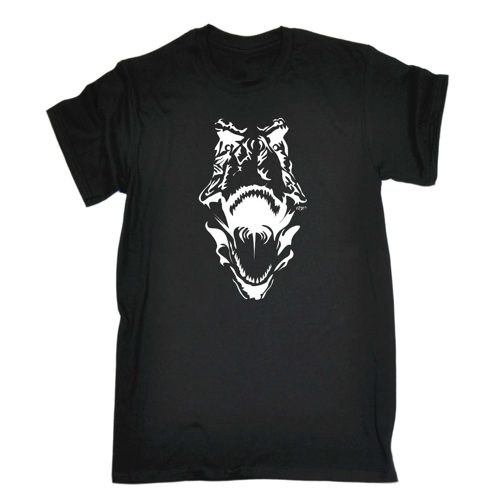 Trex Head Dinosaur - Mens Funny T-Shirt Tshirts