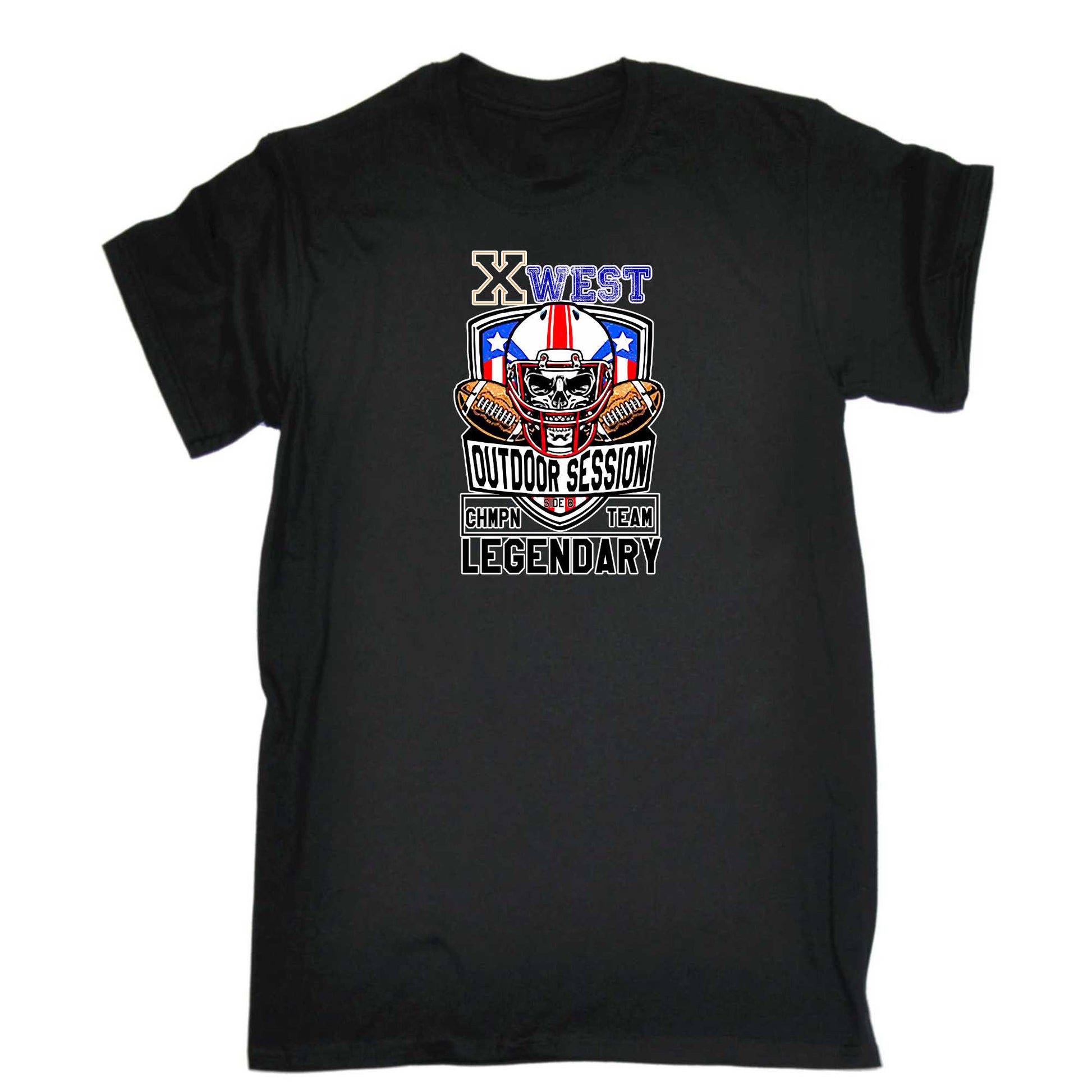 Xwest Side 8 Outdoor Session Legendary American Football Gridiron - Mens 123t Funny T-Shirt Tshirts